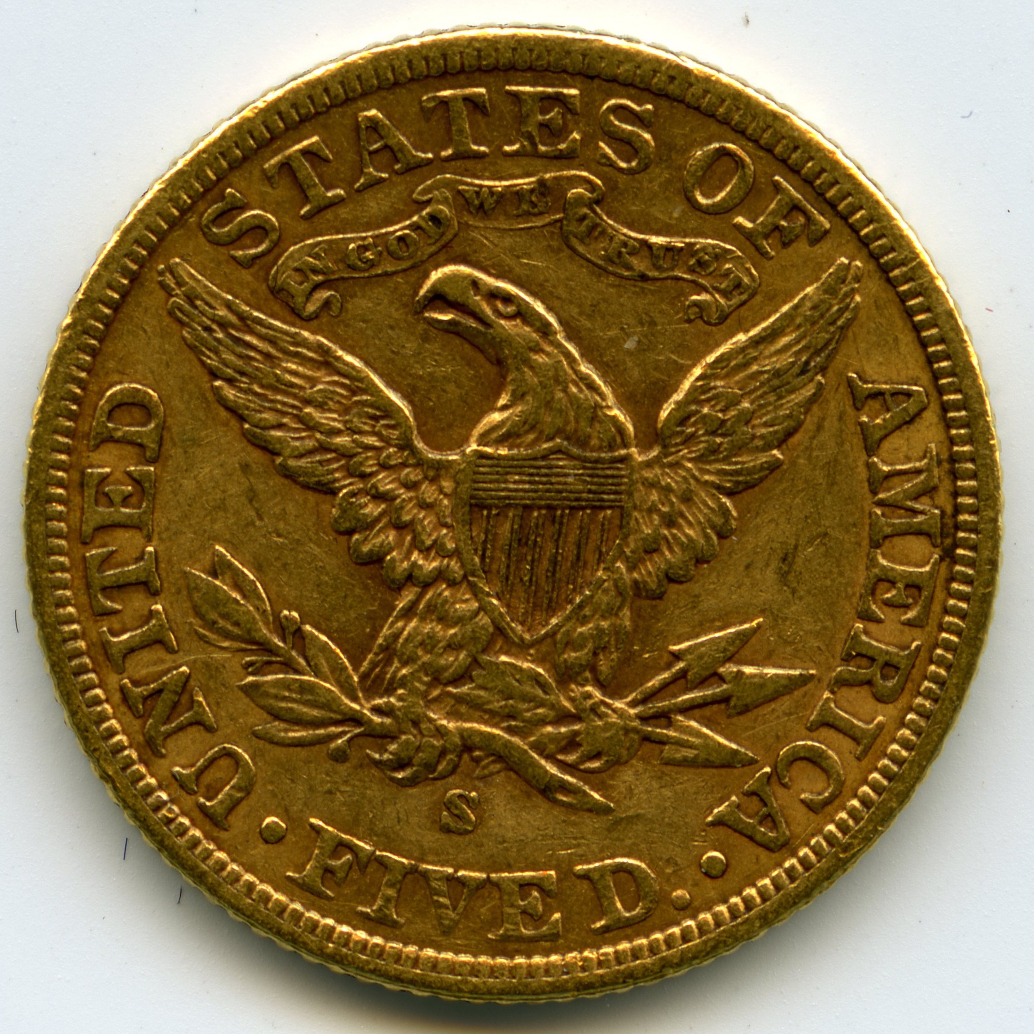 USA - 5 Dollars - 1901 revers
