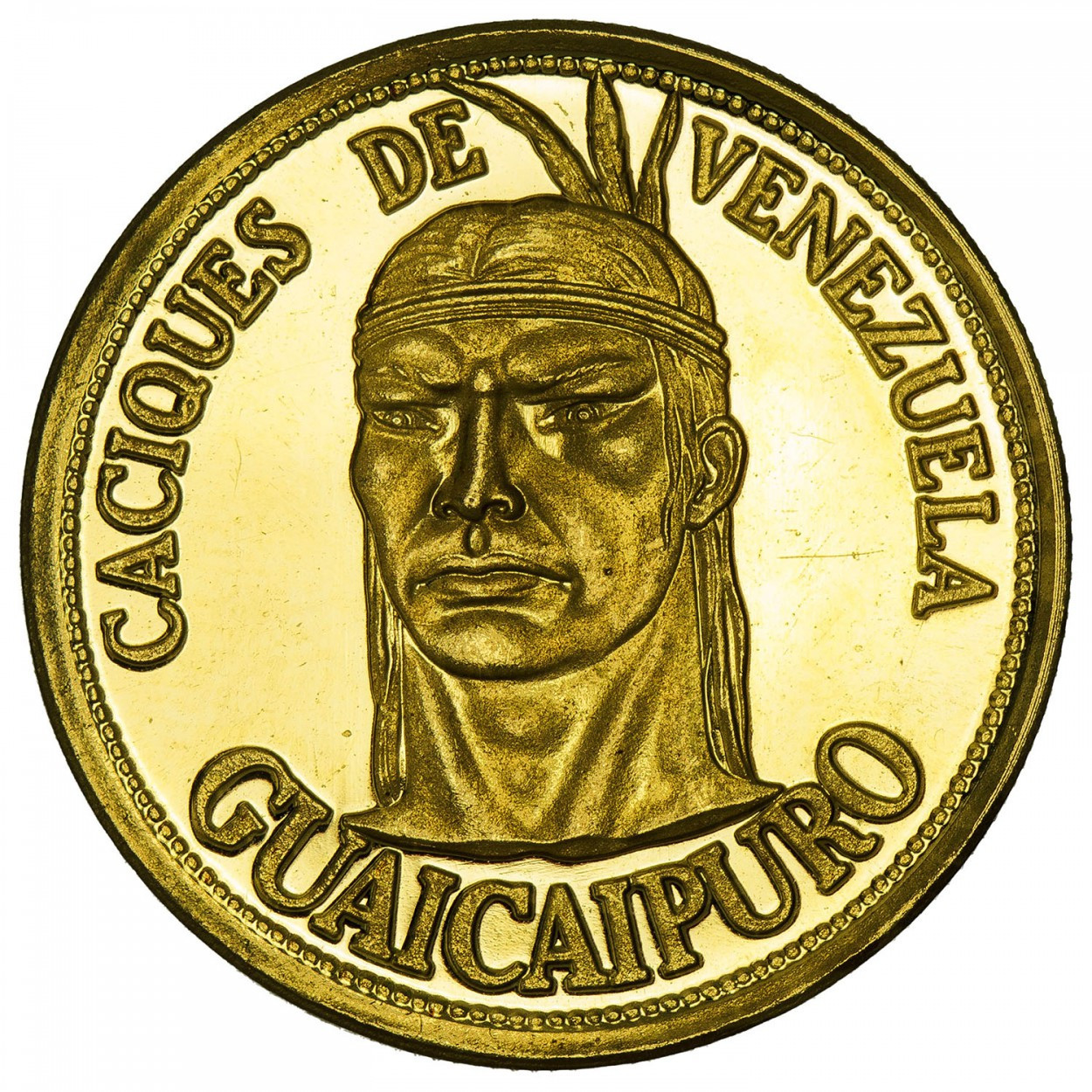 Venezuela - Caciques - Guaicaipuro avers