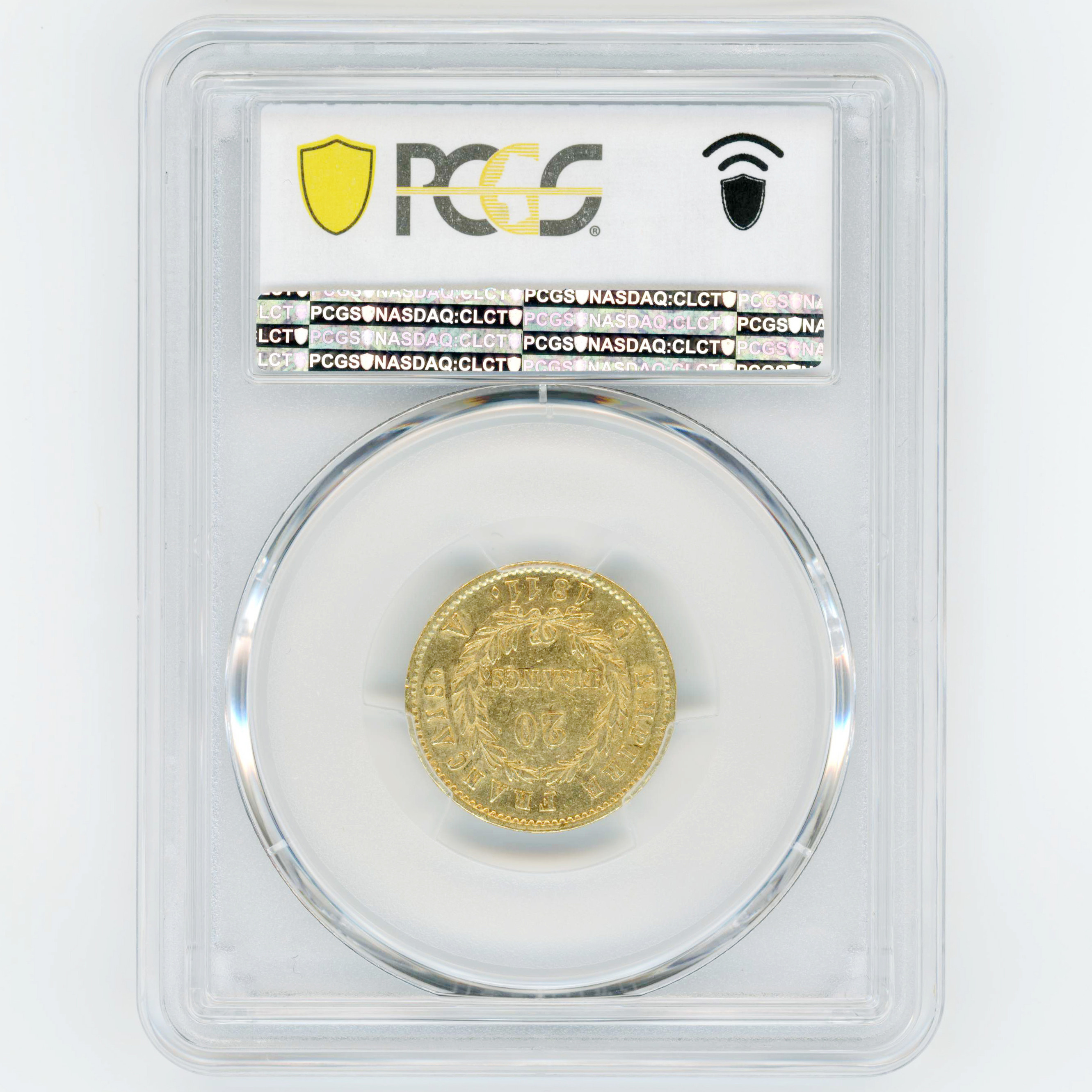 Napoléon Ier - 20 Francs - 1811 A revers Napoléon Ier - 20 Francs - 1811 A revers