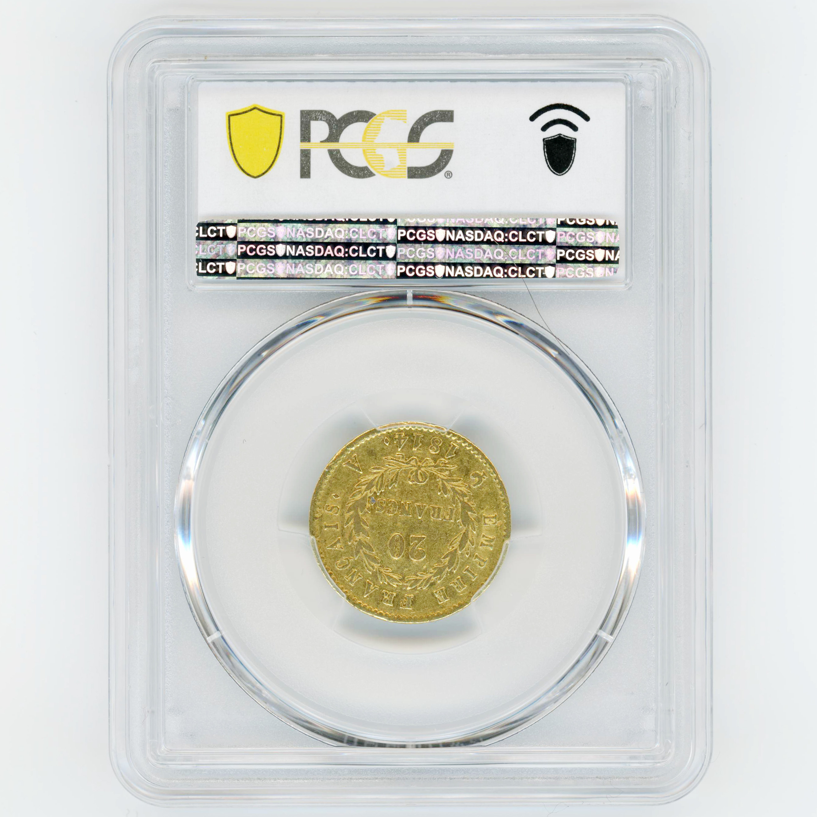 Napoléon Ier - 20 Francs - 1814 A revers Napoléon Ier - 20 Francs - 1814 A revers