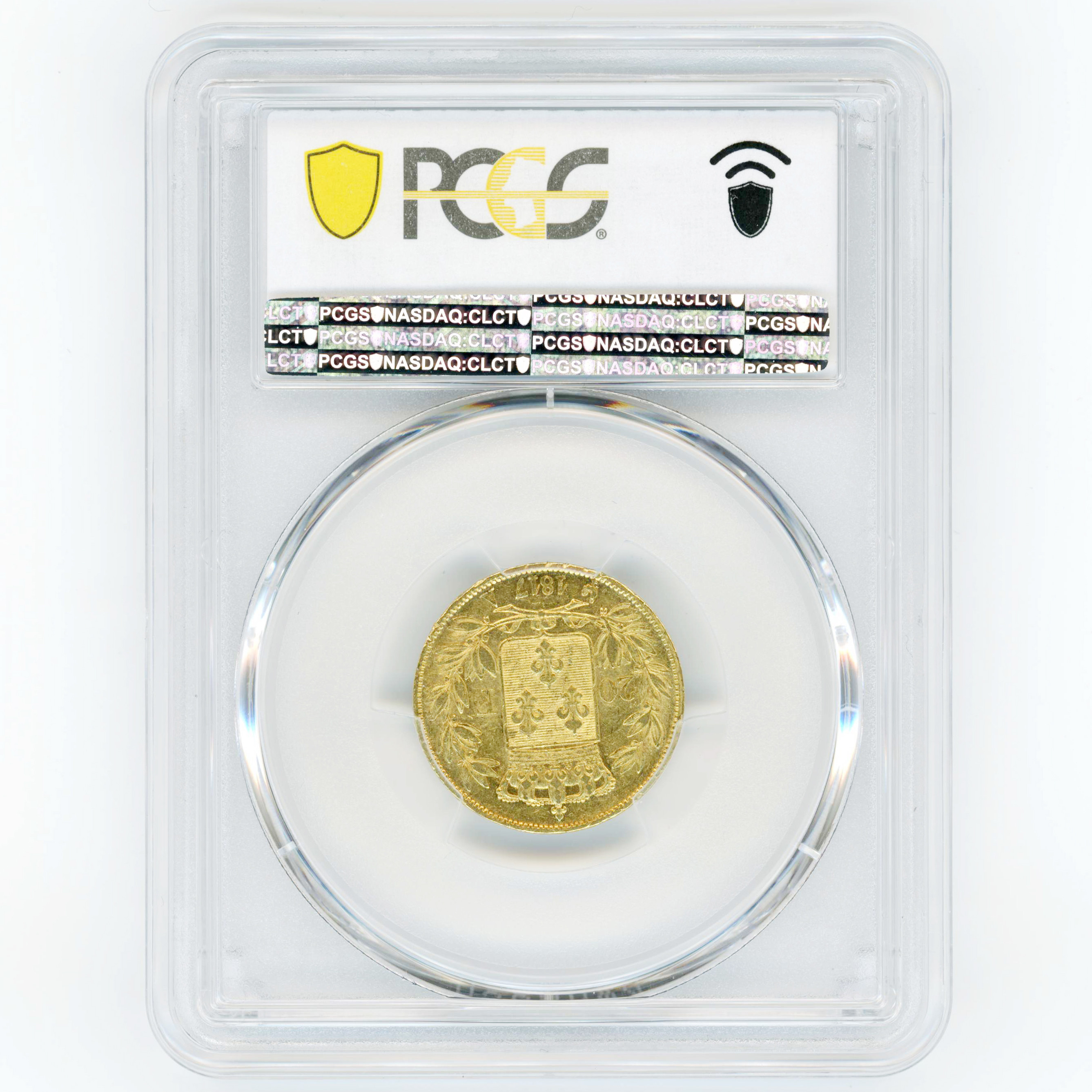 Louis XVIII - 20 Francs - 1817 A revers Louis XVIII - 20 Francs - 1817 A revers