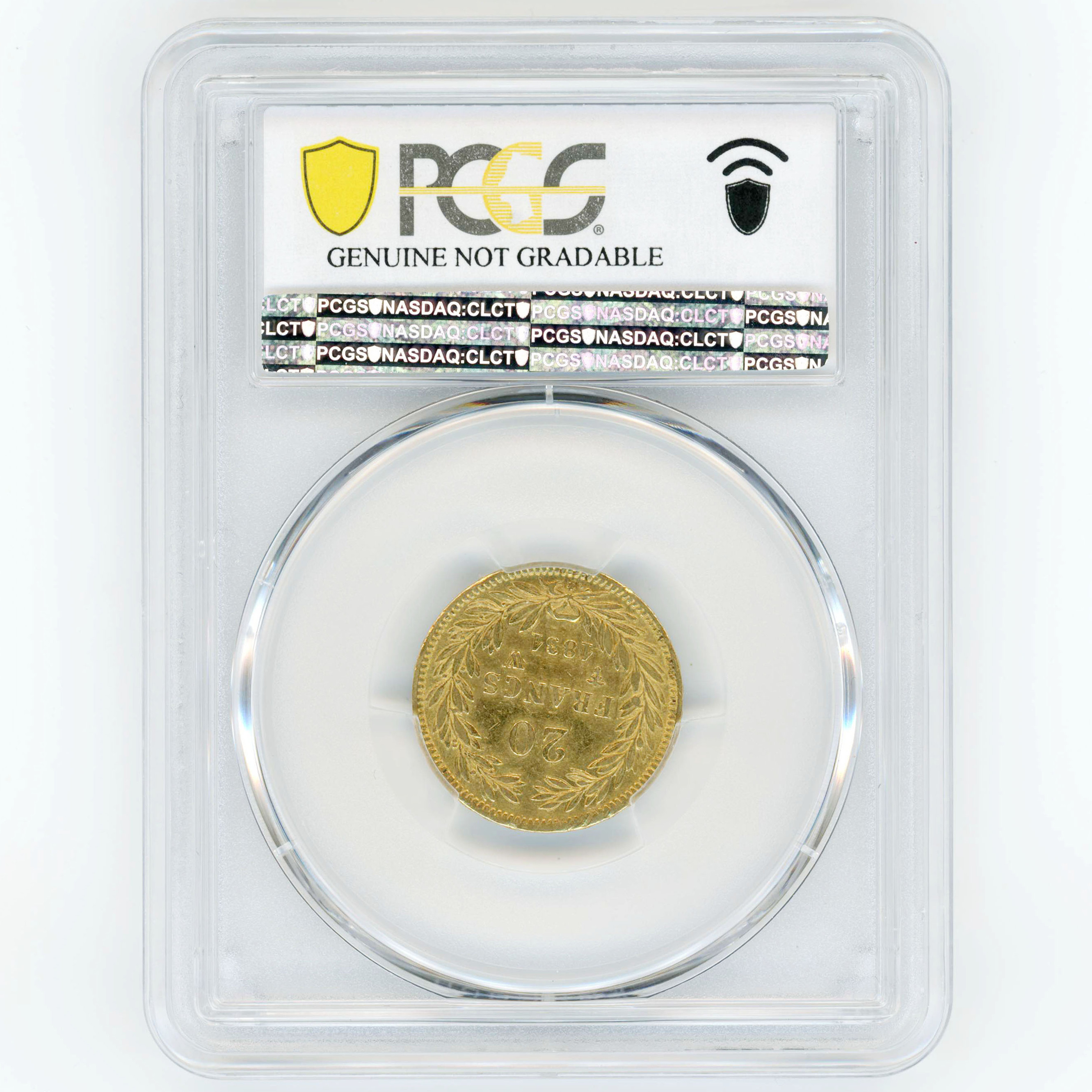 Louis-Philippe Ier - 20 Francs - 1831 W revers Louis-Philippe Ier - 20 Francs - 1831 W revers