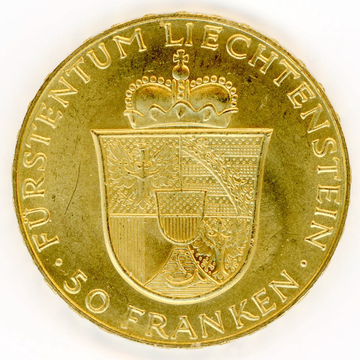 Liechteinstein - 50 Franken - 1956 B revers