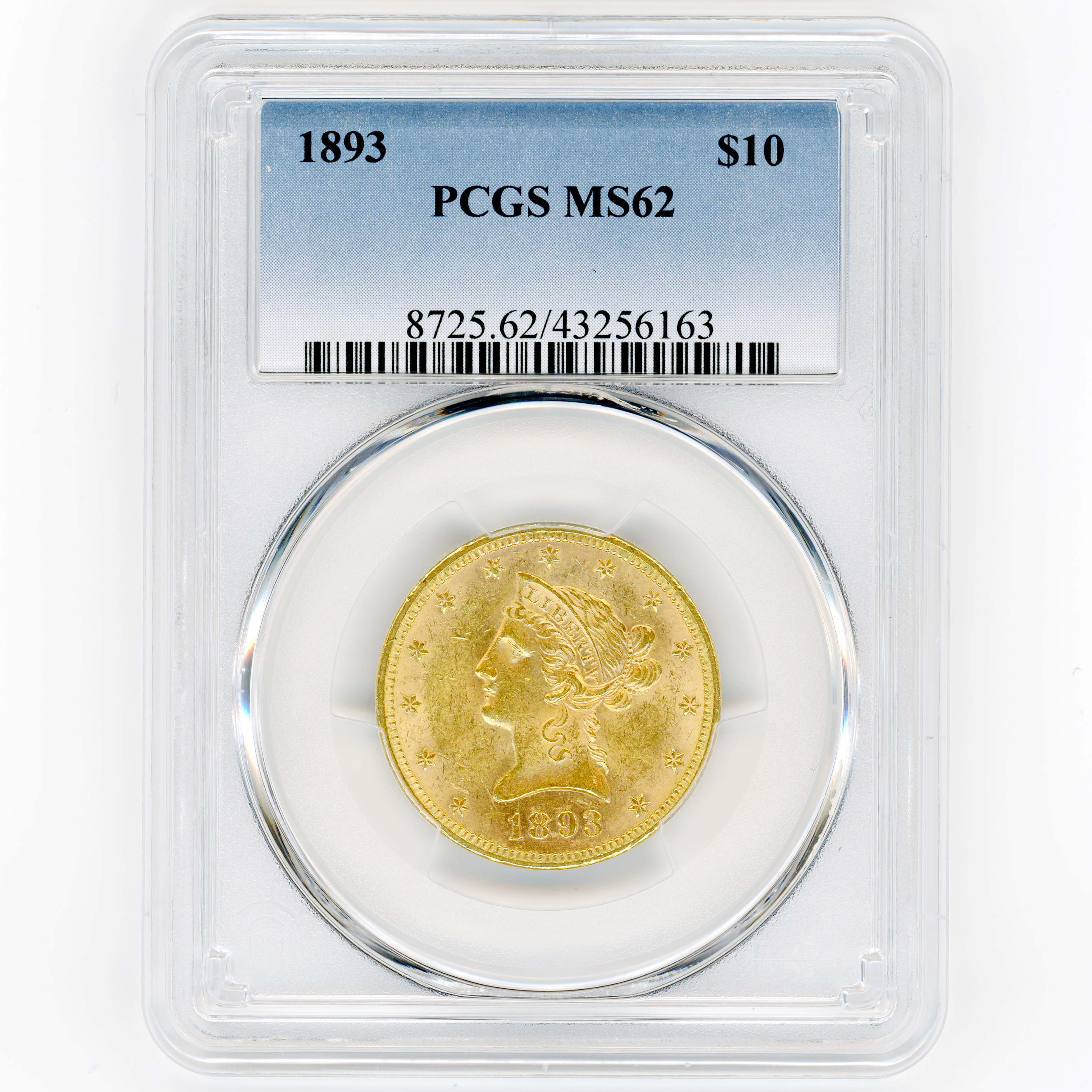 USA - 10 Dollars - 1893 avers