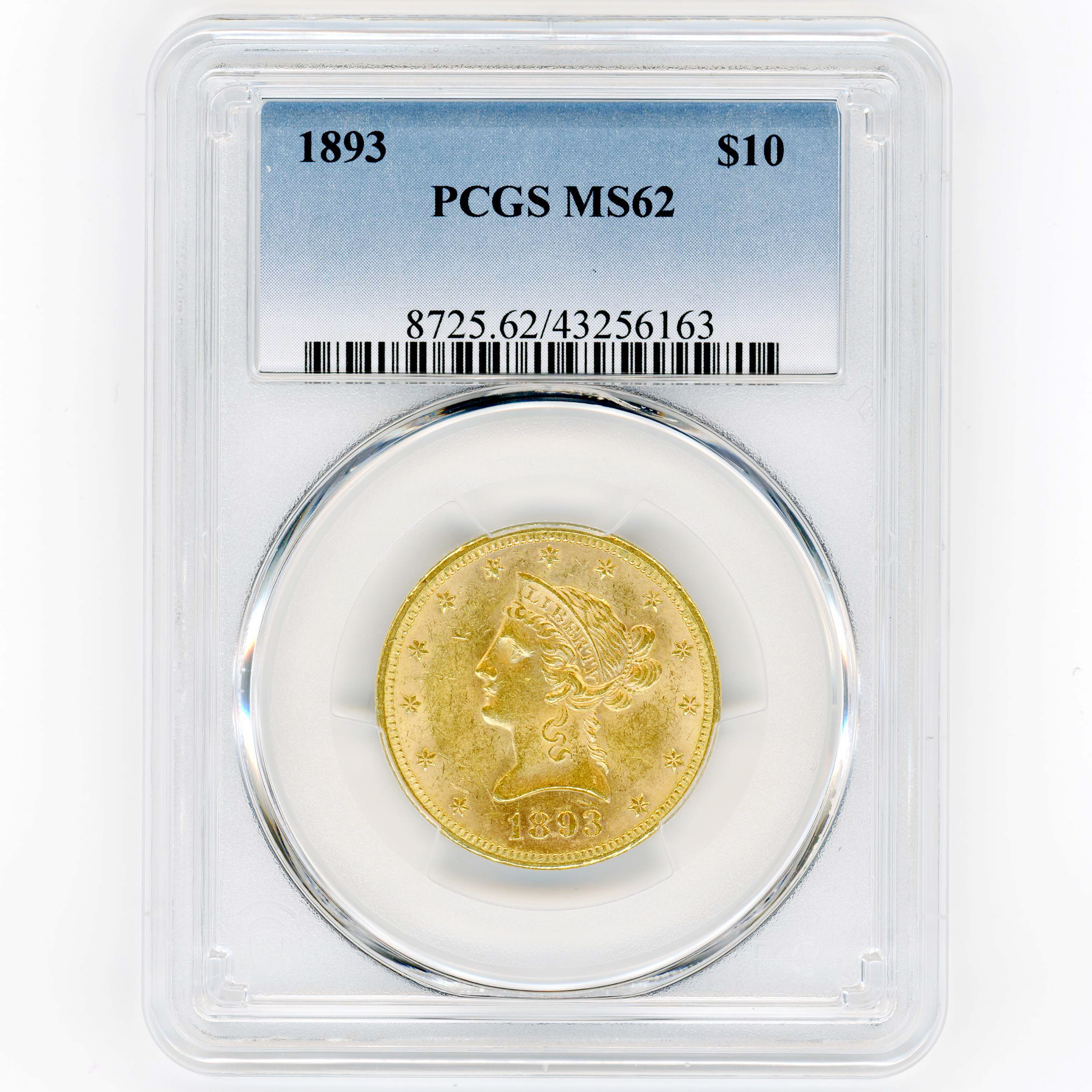 USA - 10 Dollars - 1893 avers USA - 10 Dollars - 1893 avers