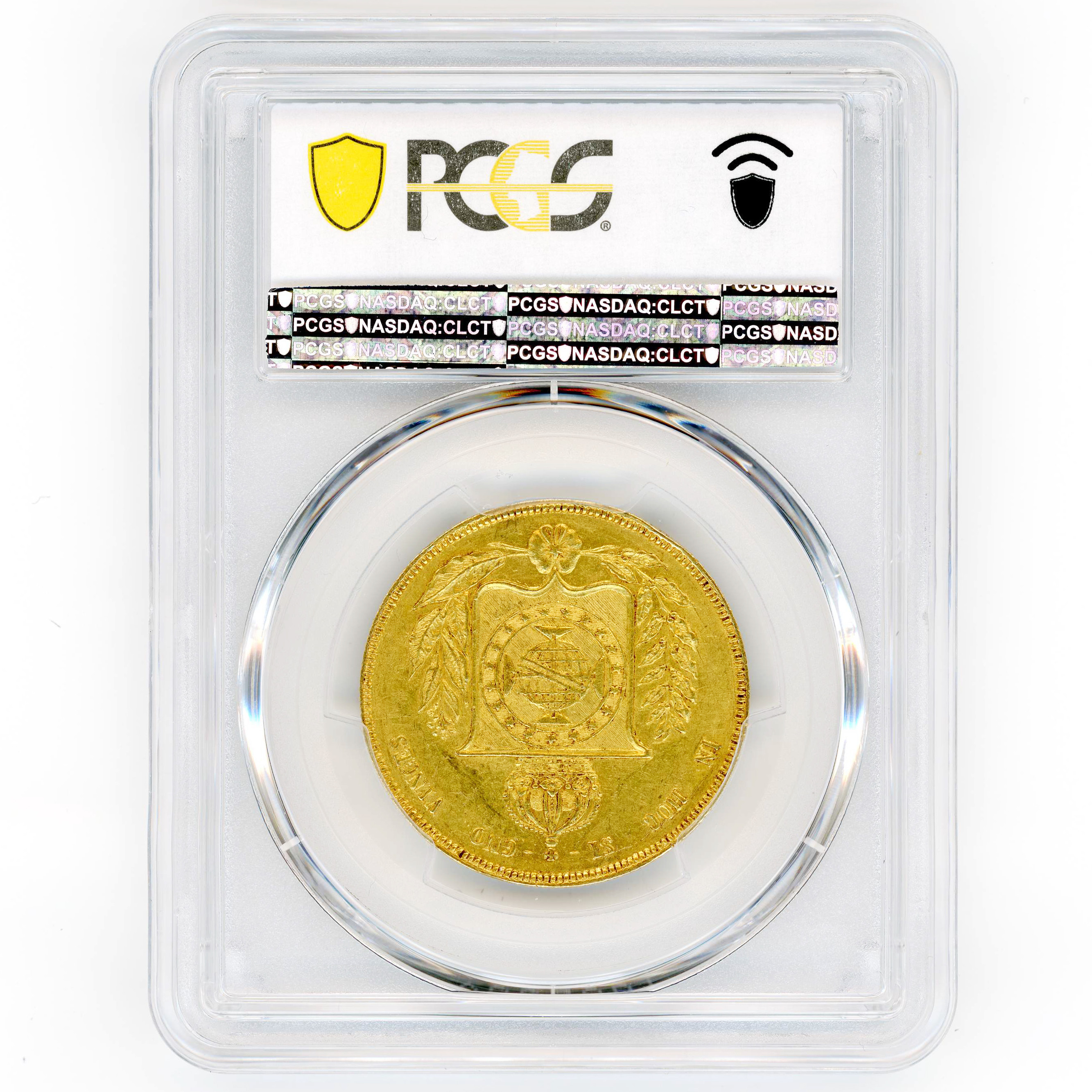 Brésil - 20 000 Reis - 1855 revers Brésil - 20 000 Reis - 1855 revers