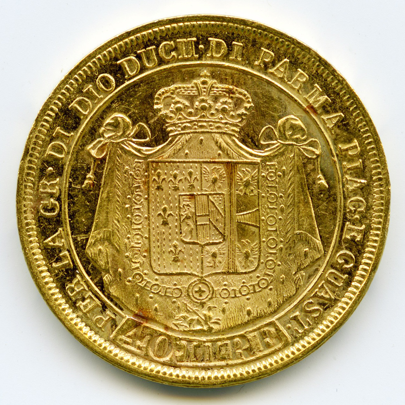 Italie - 40 Lire - 1815 revers Italie - 40 Lire - 1815 revers