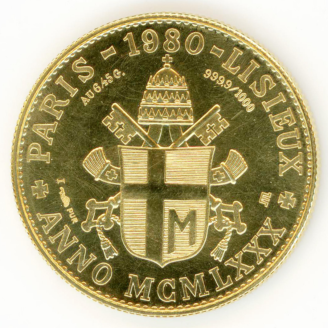 Médaille - Jean Paul II - 1980 revers