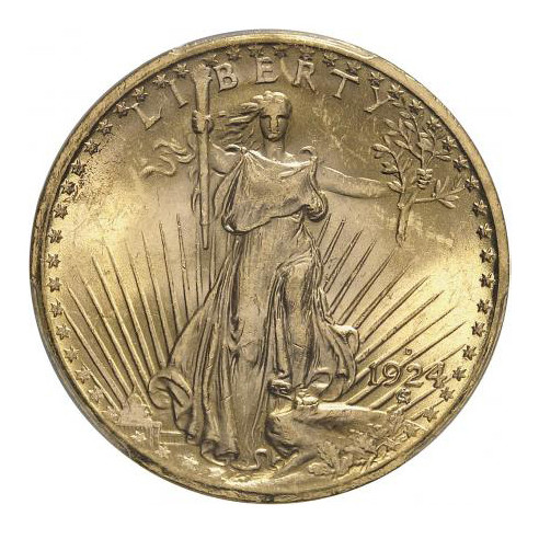 USA - 20 Dollars - 1924 D avers