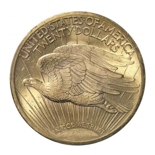 USA - 20 Dollars - 1924 D revers