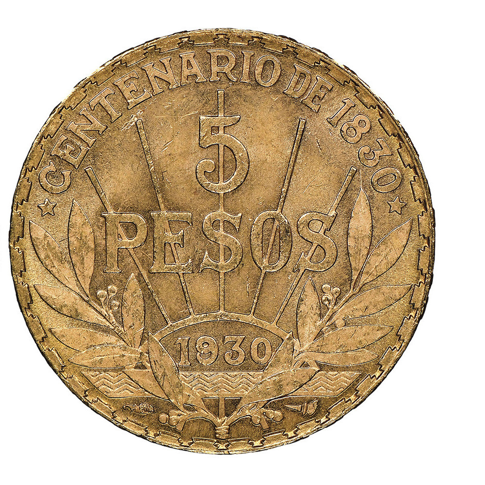 Uruguay - 5 Pesos - 1930 revers