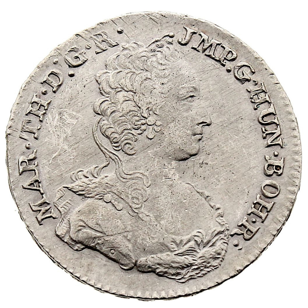 Belgique - 1/2 Ducaton - 1754 avers