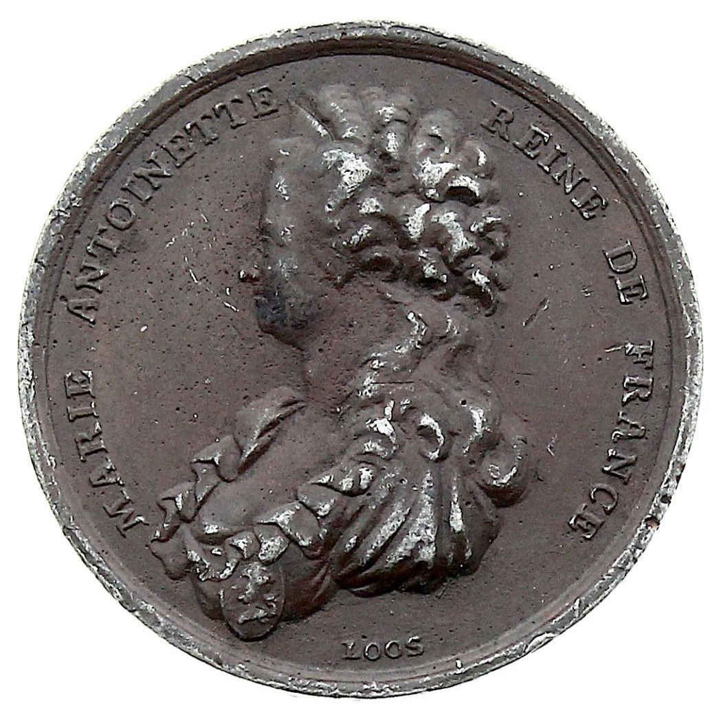 La Convention - Médaille - Marie Antoinette - 1793 avers