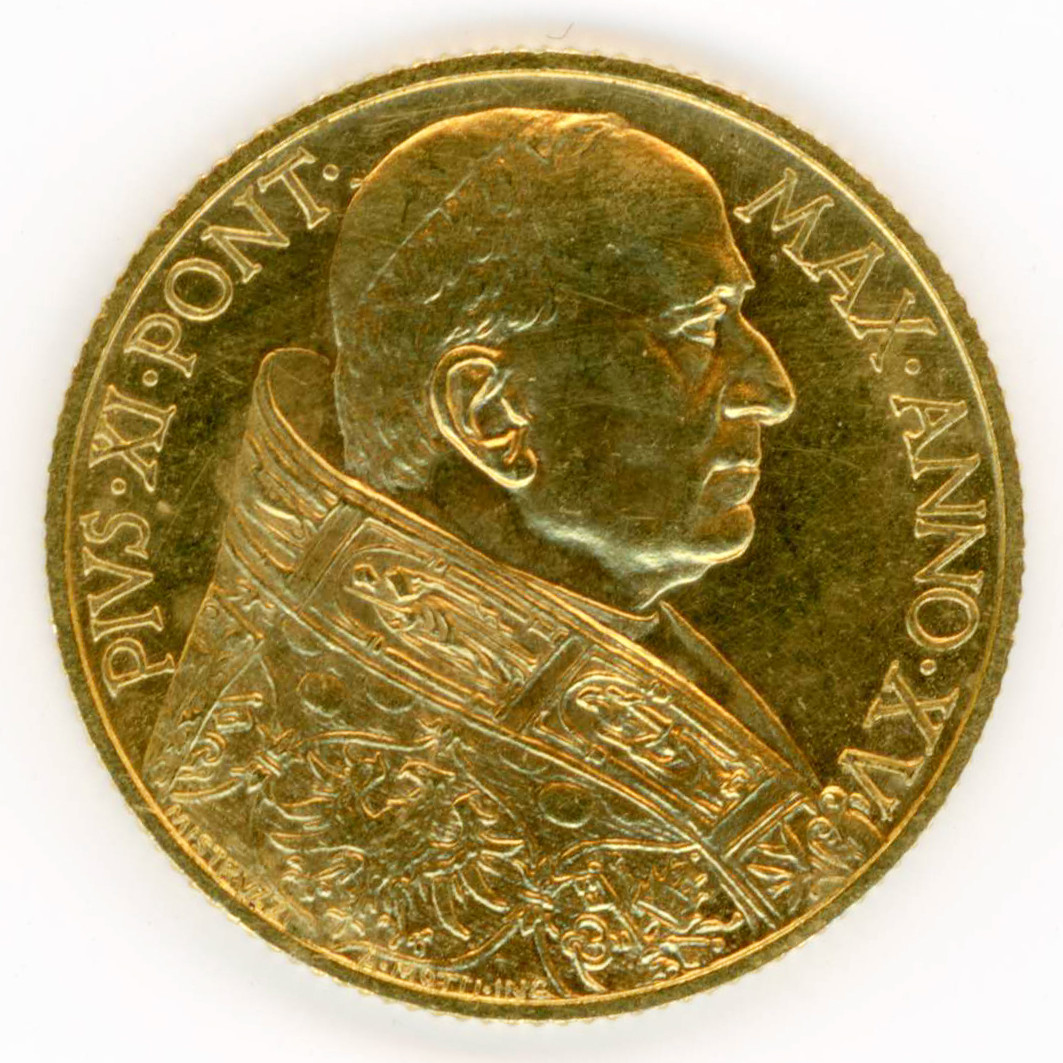 Vatican - Pie XI - 100 Lire - 1936 avers Vatican - Pie XI - 100 Lire - 1936 avers