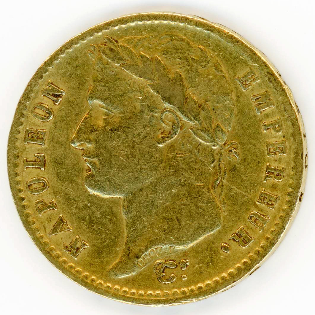 Napoléon Ier - 20 Francs - 1812 A avers