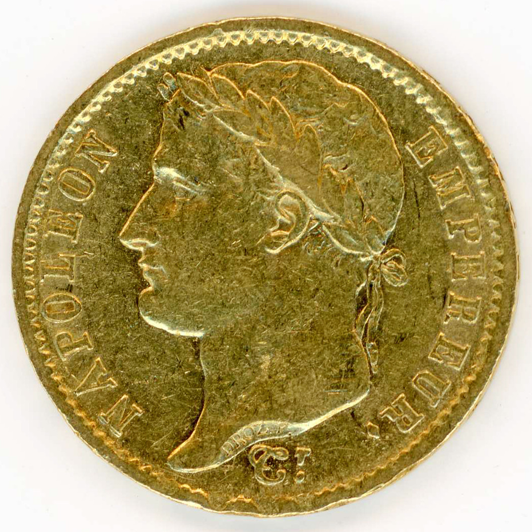 Napoléon Ier - 20 Francs - 1808 A avers