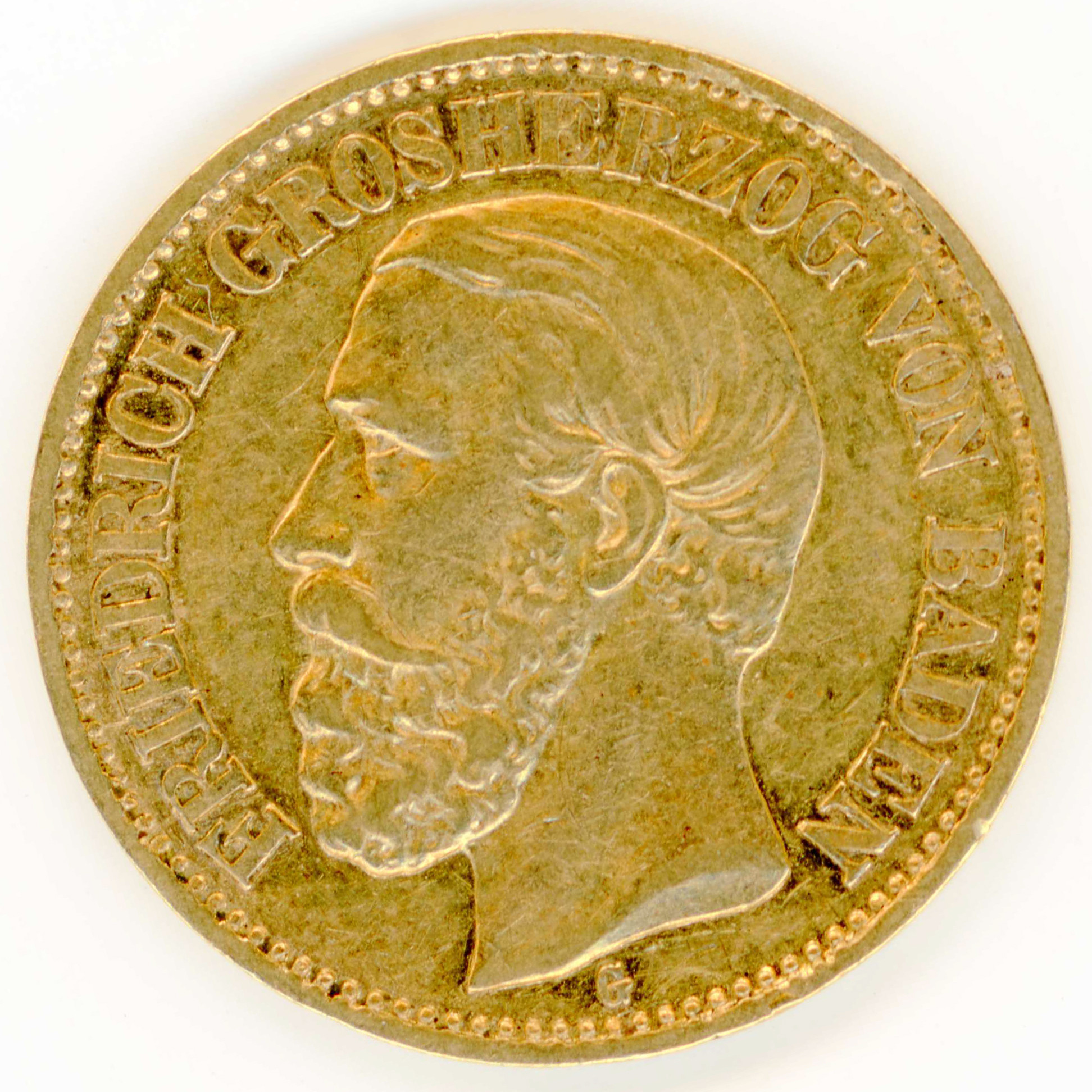 Allemagne - 10 Mark - 1877 G avers