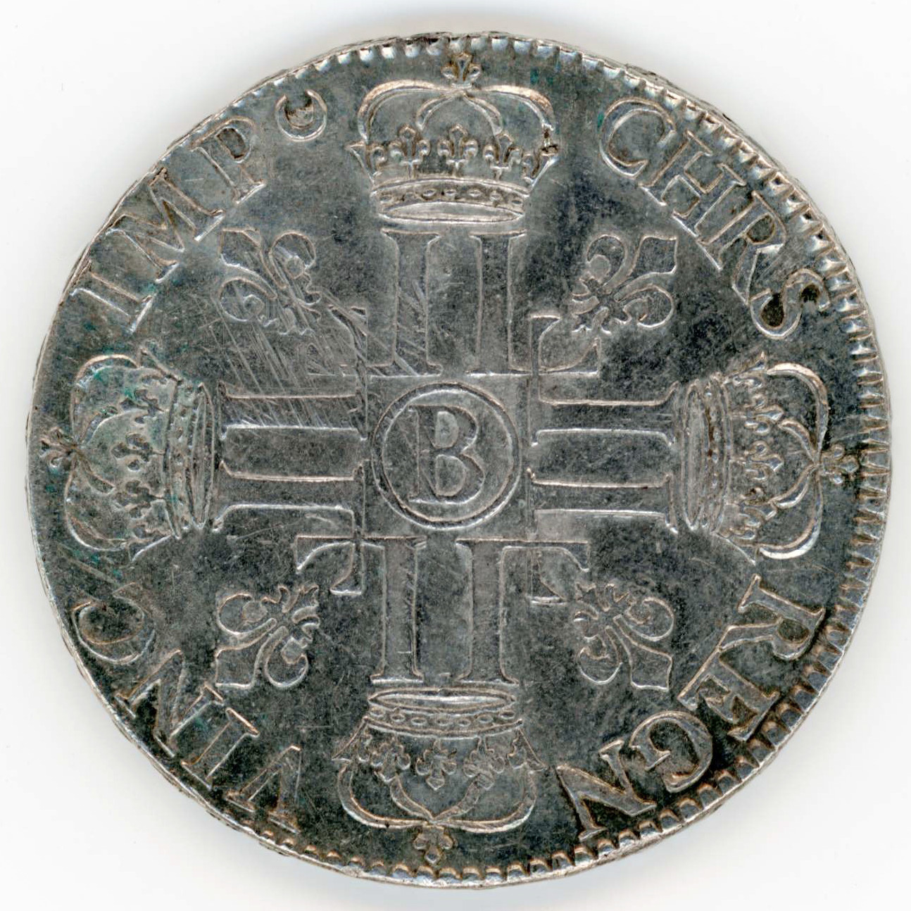 Louis XIV - Écu aux huit L - 1690 B revers