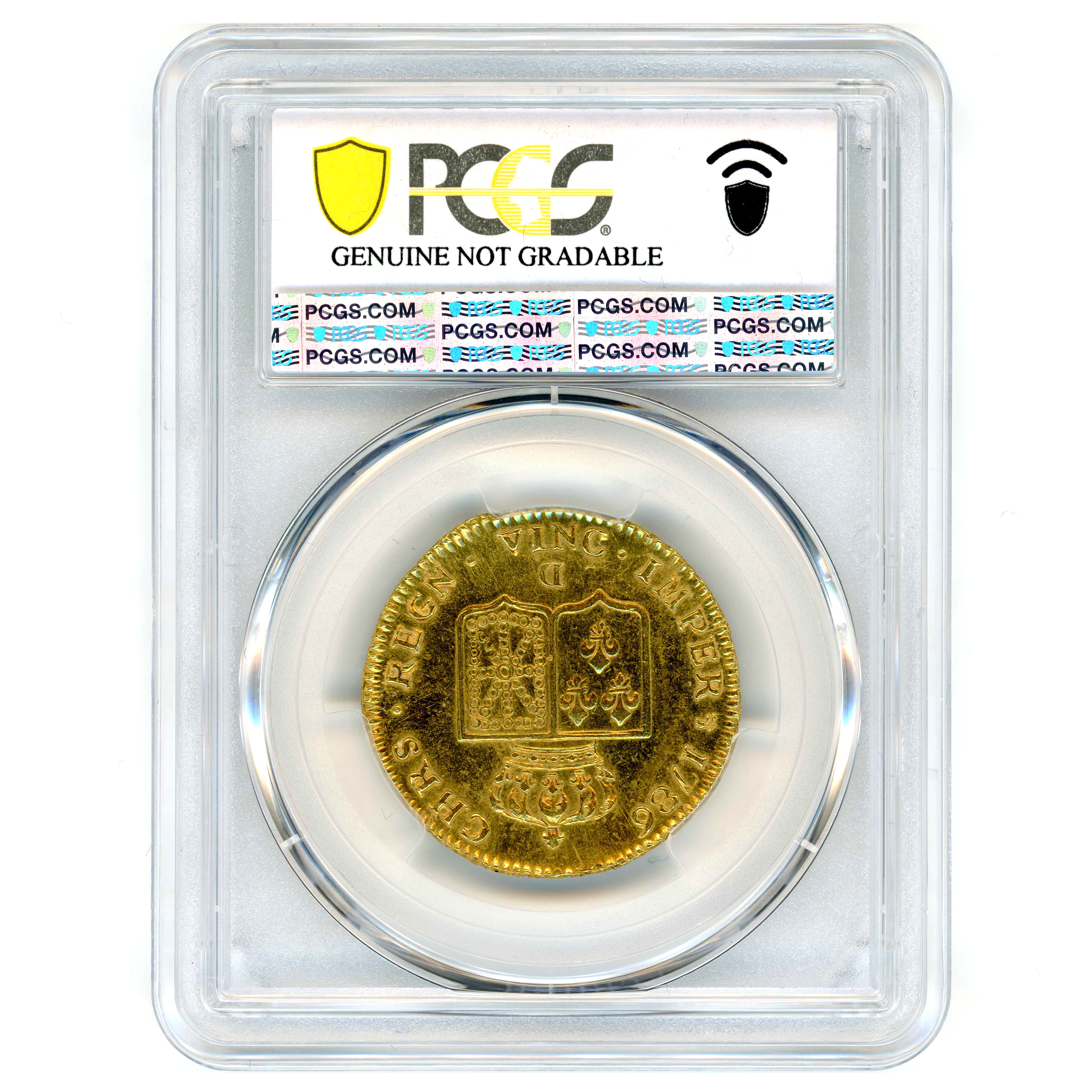 Louis XVI - Double louis d’or à la tête nue-1786D revers