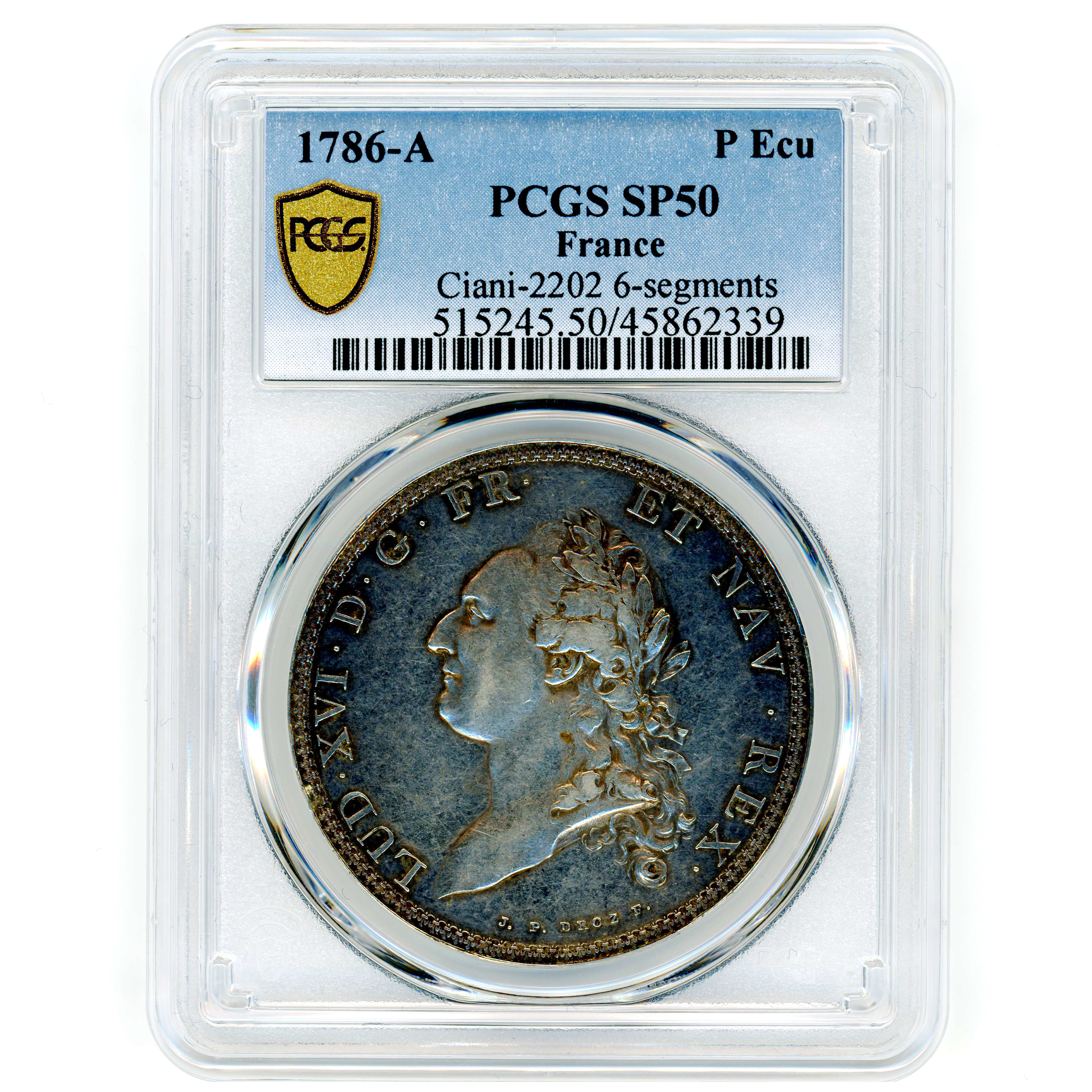 Louis XVI - Ecu de Calonne - 1786 A avers Louis XVI - Ecu de Calonne - 1786 A avers