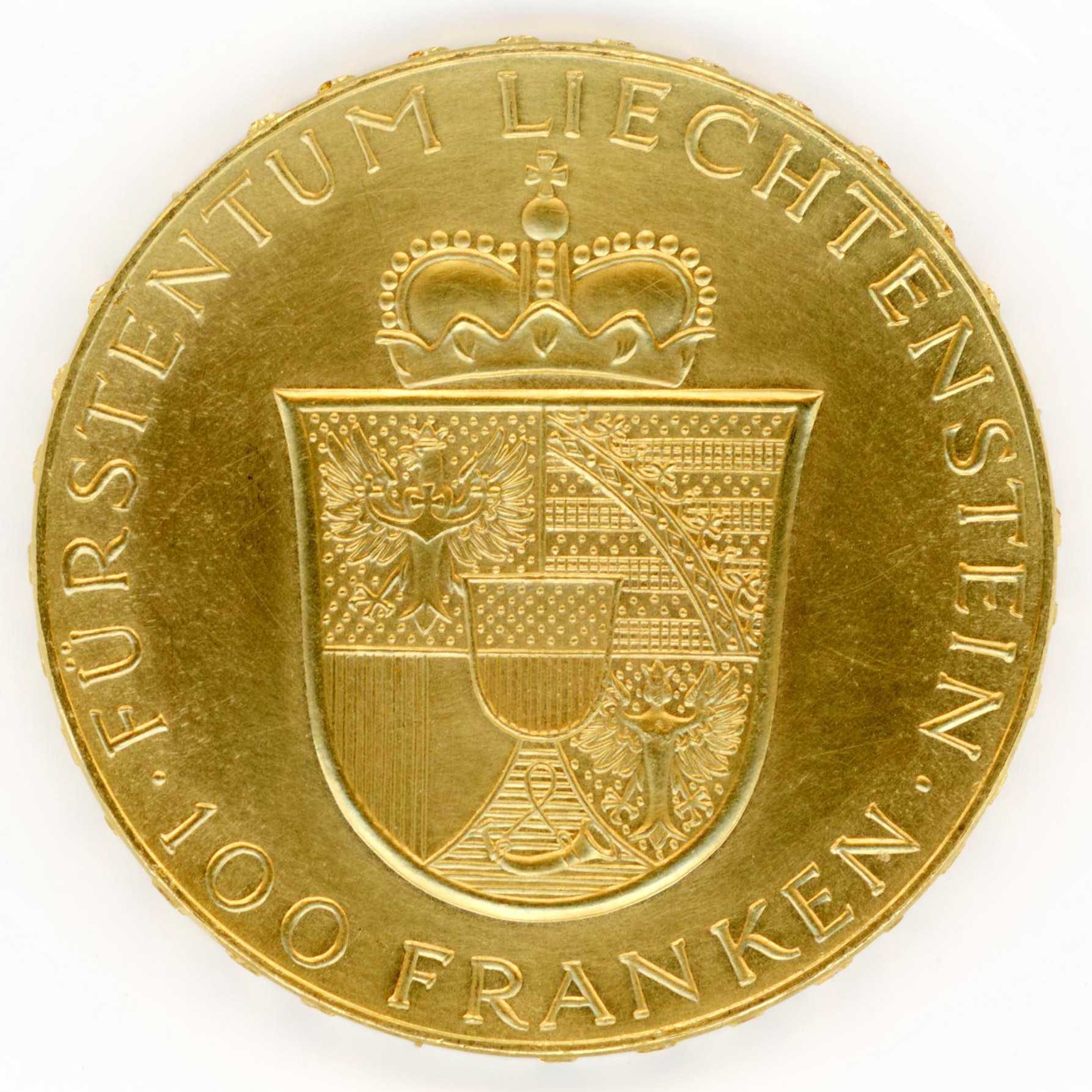 Liechteinstein - 100 Franken - 1952 B revers