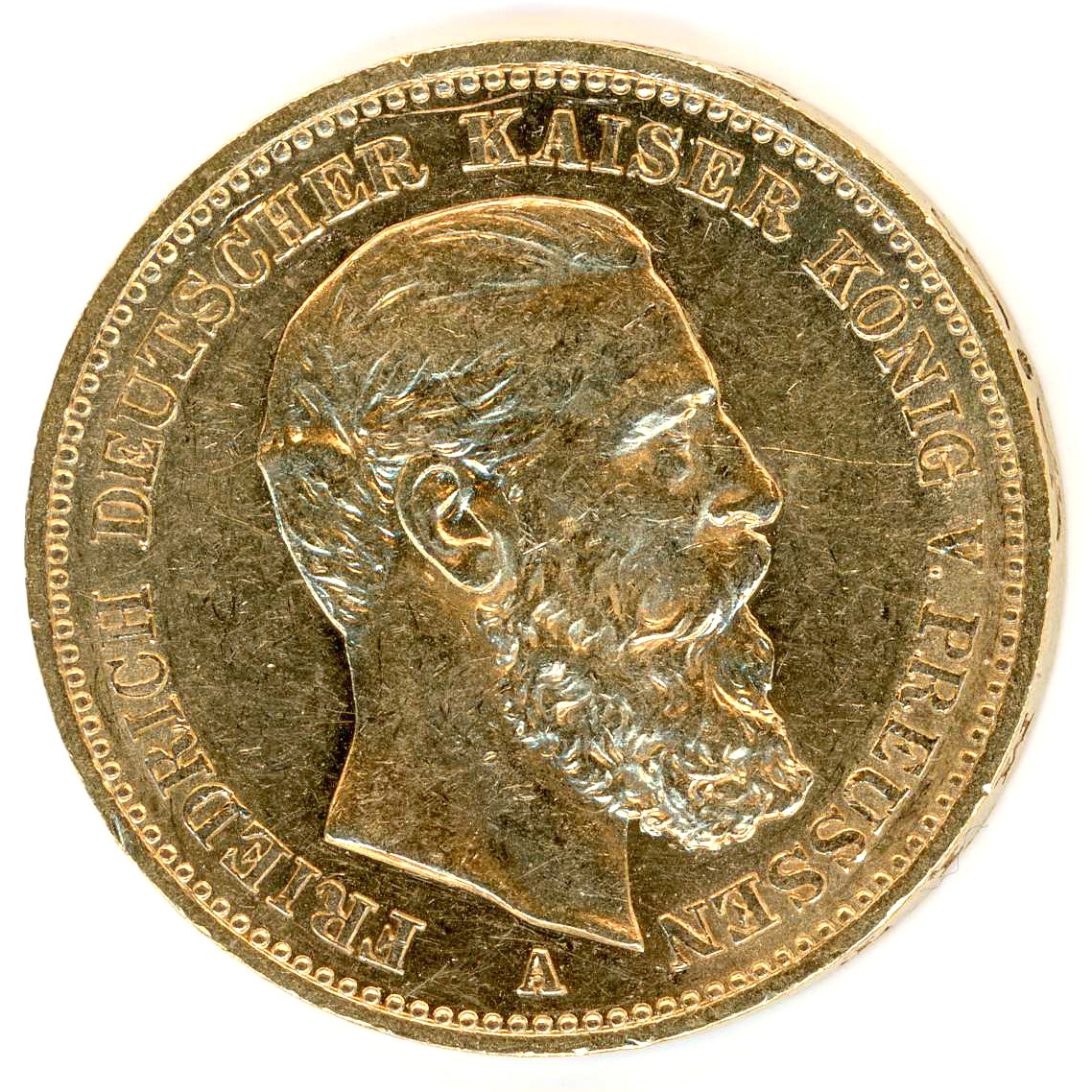 Allemagne - 20 Mark - 1888 A avers