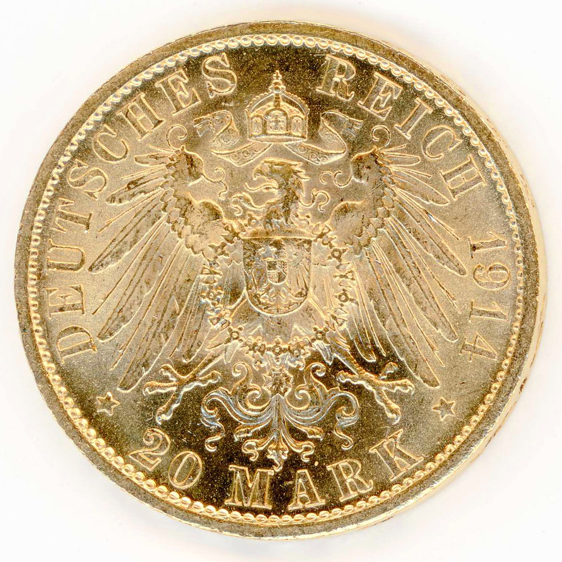 Allemagne - 20 Mark - 1914 revers Allemagne - 20 Mark - 1914 revers