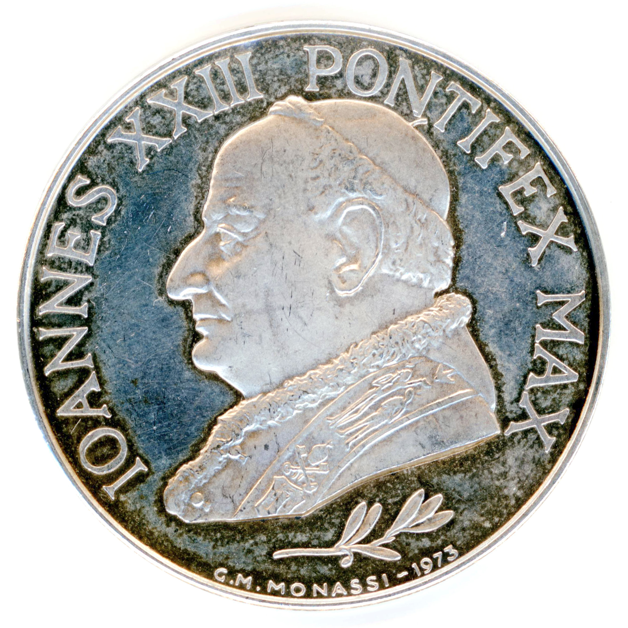 Jean XXIII - Médaille commémorative - 1973 avers Jean XXIII - Médaille commémorative - 1973 avers