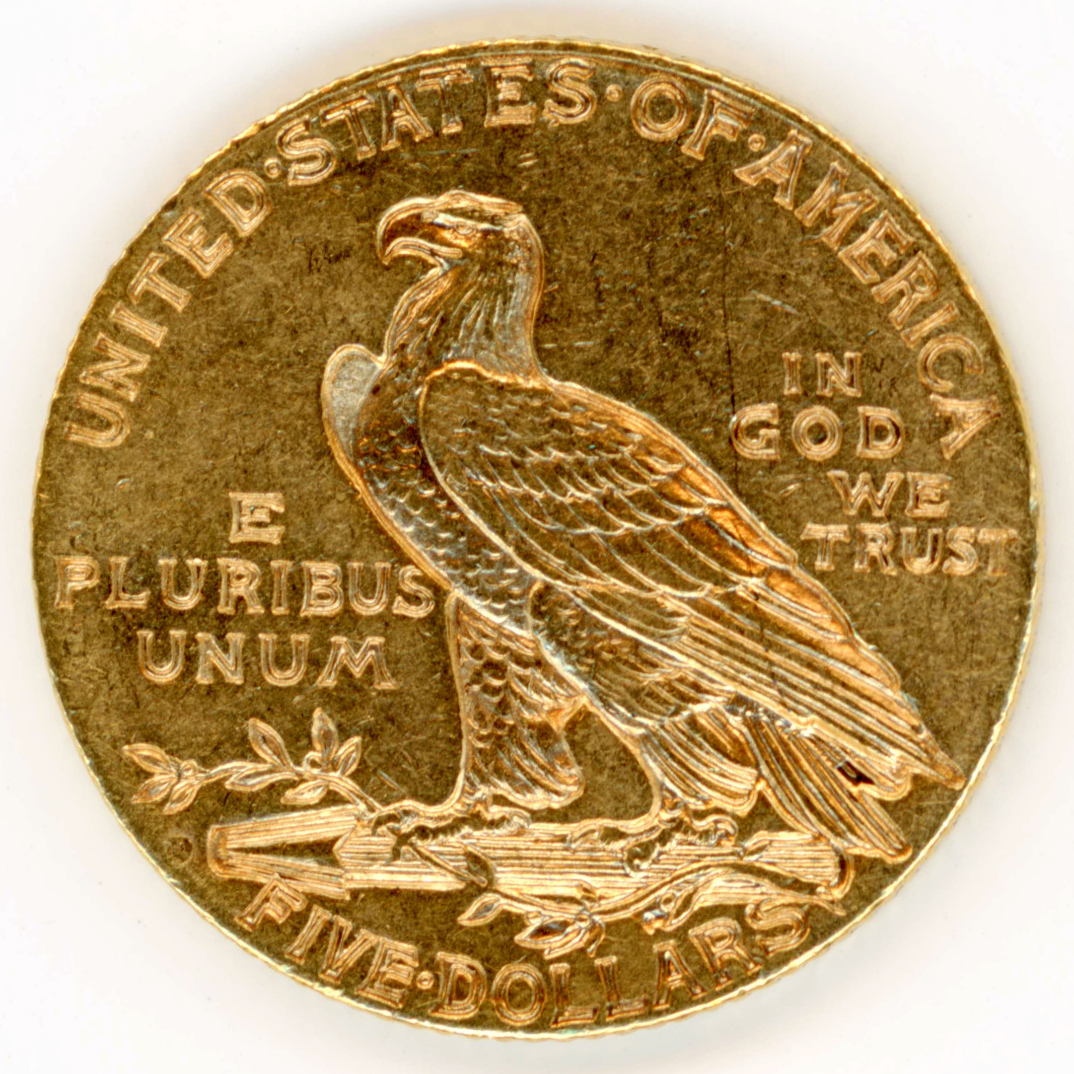 USA - 5 Dollars - 1909 D revers