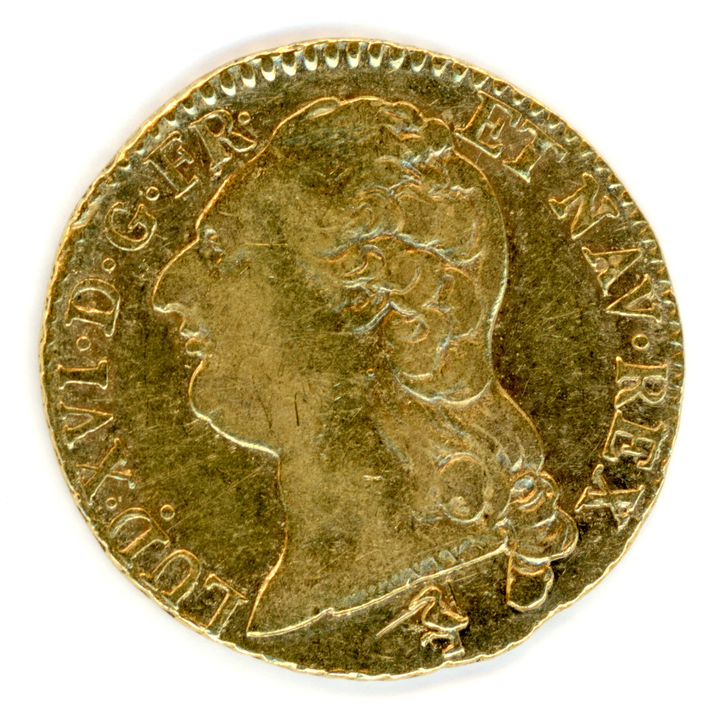 Louis XVI - Louis d'Or à la tête nue - 1786 A avers