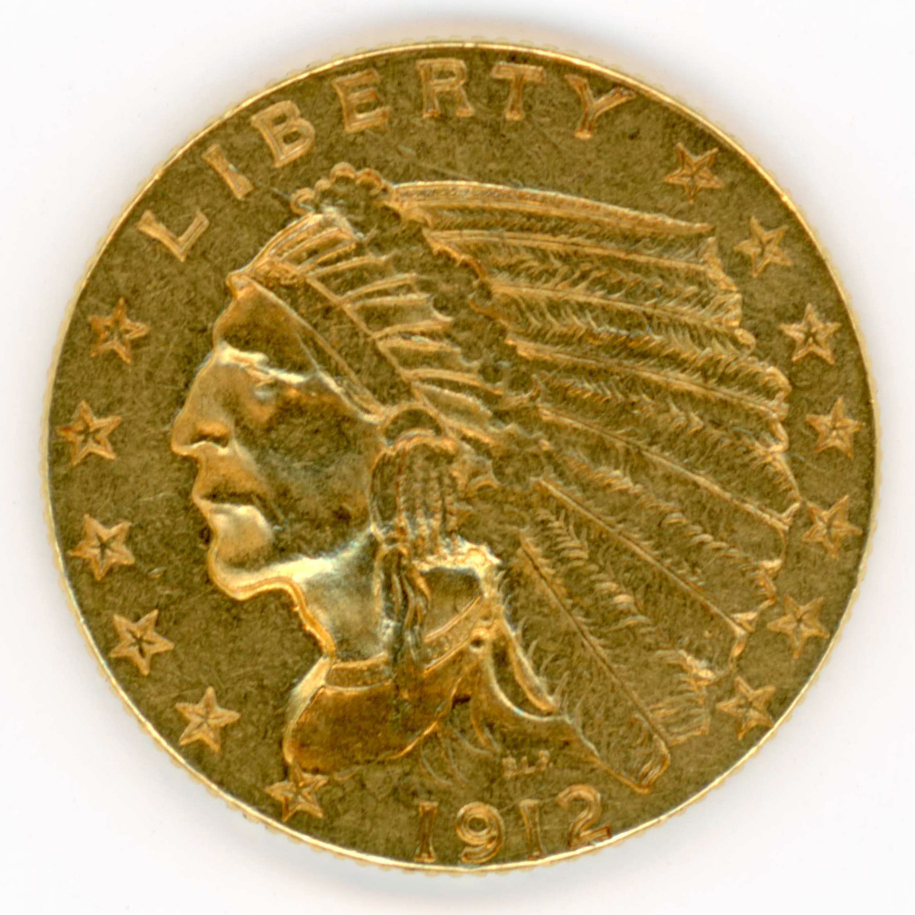 USA - 2,5 Dollars -1912 avers