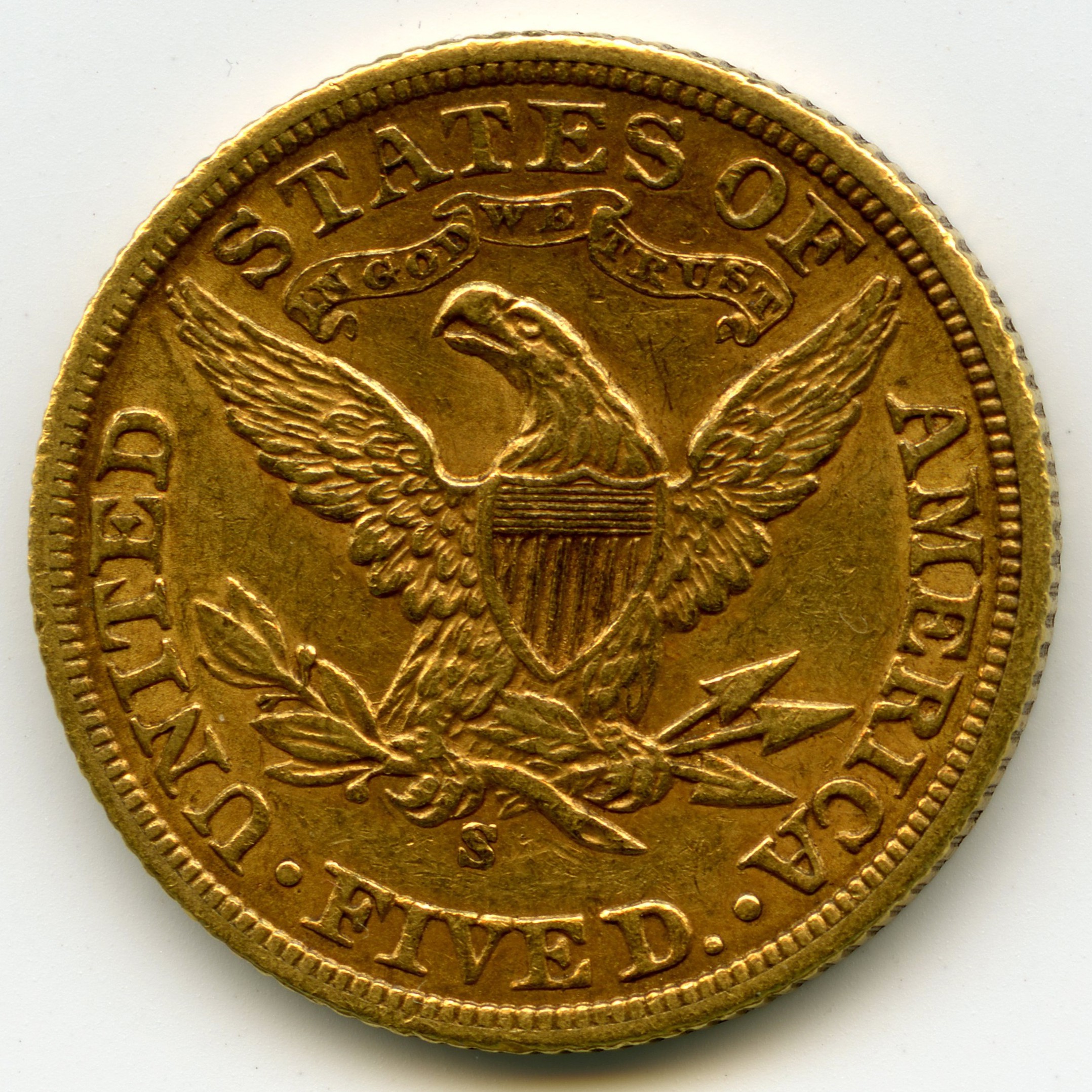 USA - 5 Dollars - 1901 S revers USA - 5 Dollars - 1901 S revers