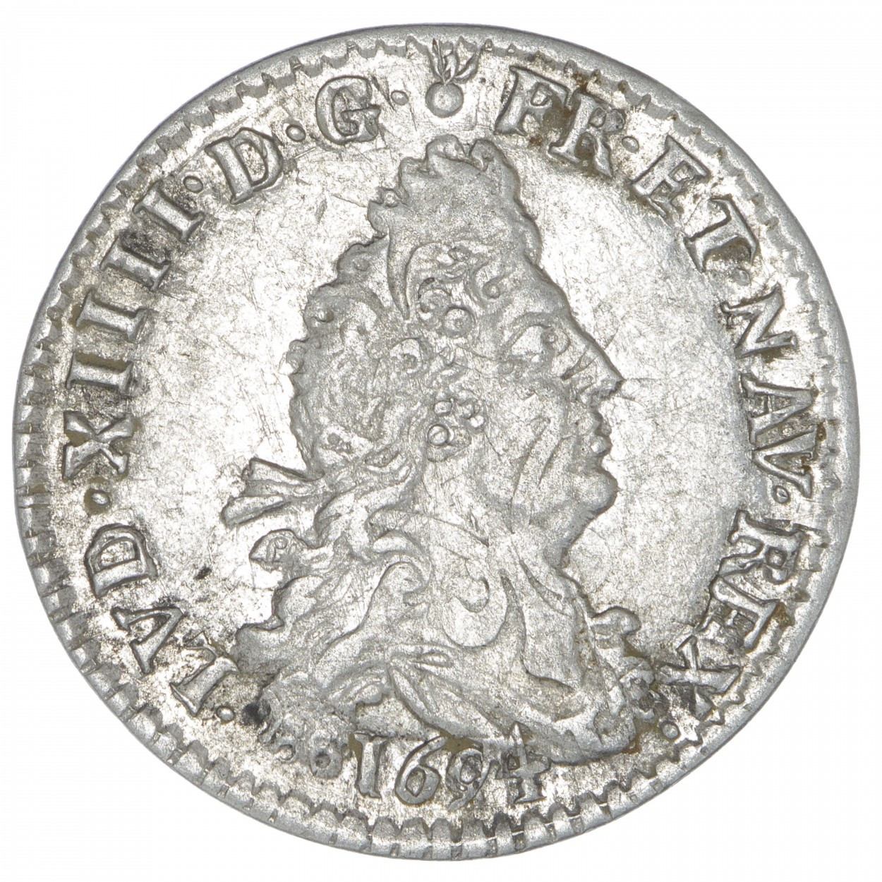 Louis XIV - Quadruple sol aux deux L - 1694 - AA avers