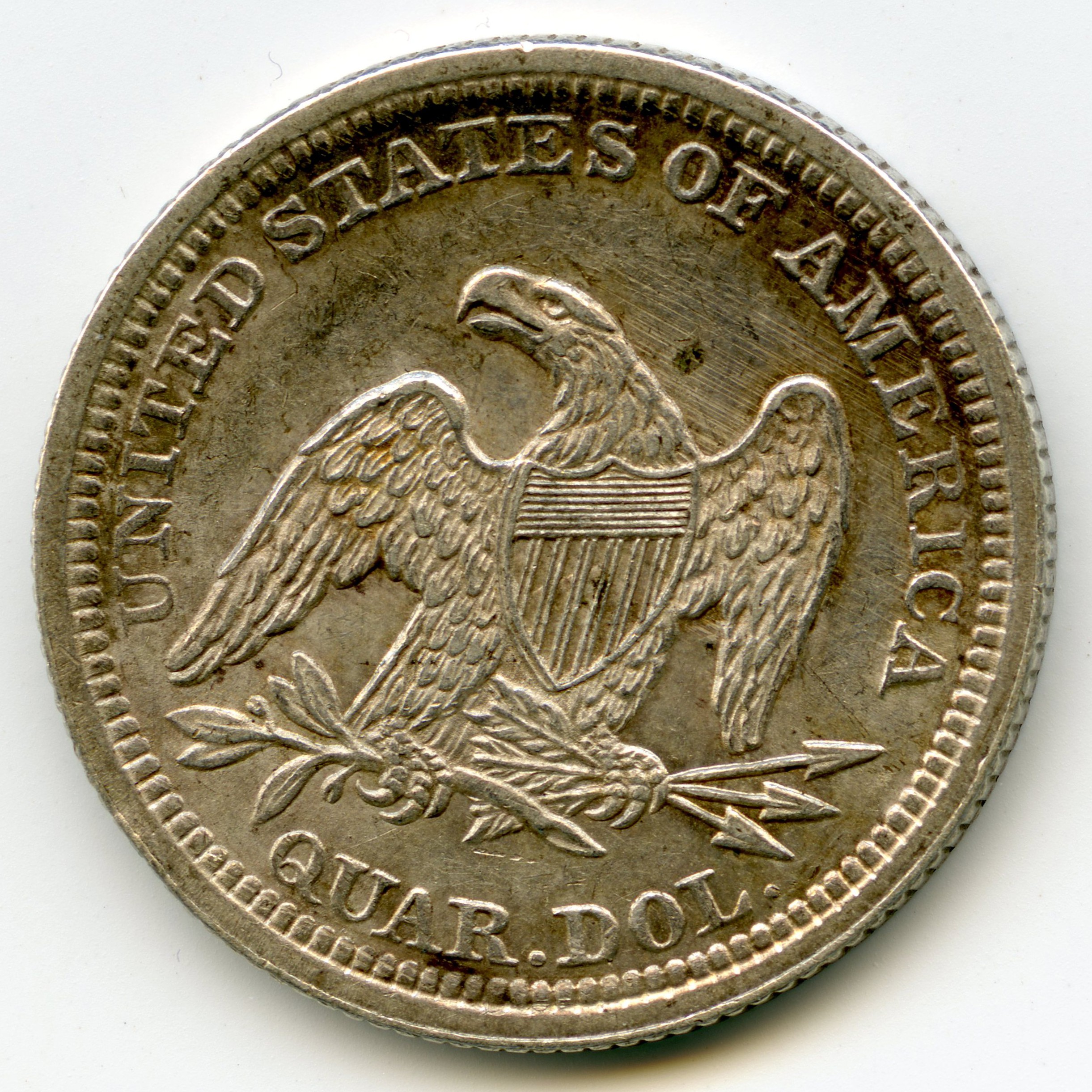 USA - Quarter Dollars - 1854 revers USA - Quarter Dollars - 1854 revers