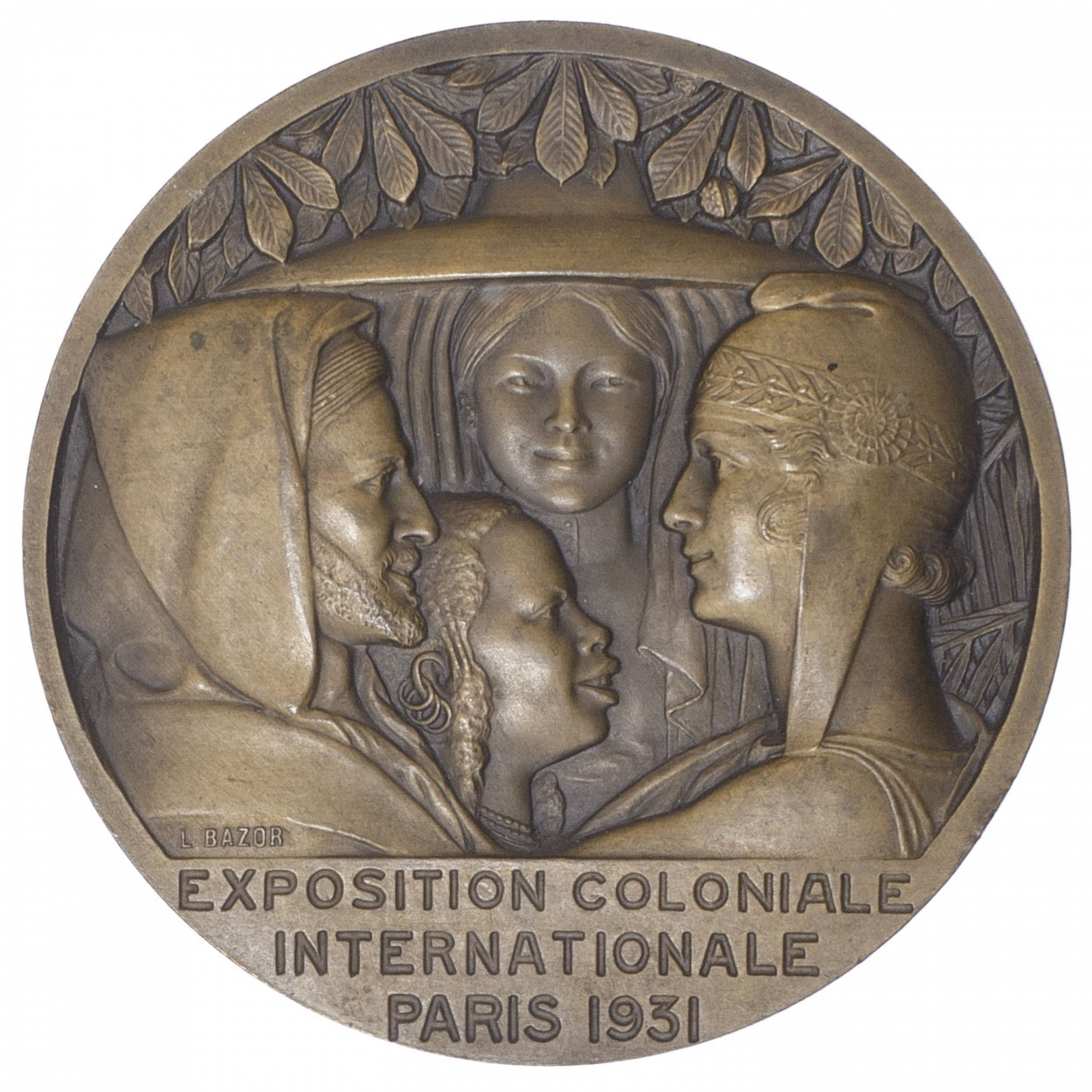 Médaille - Exposition Coloniale de Paris - 1931 avers Médaille - Exposition Coloniale de Paris - 1931 avers