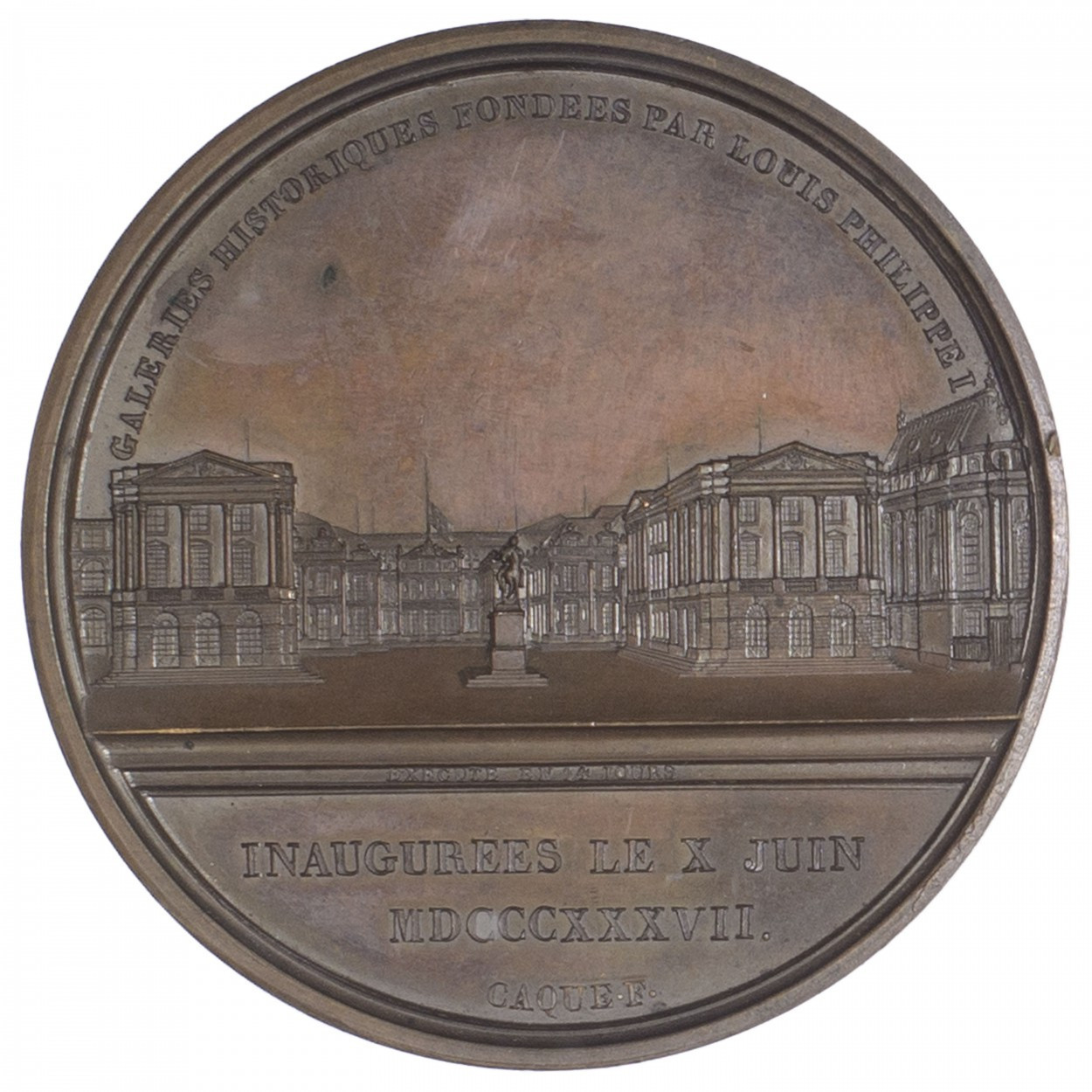 Ville de Versailles - Médaille en cuivre - 1837 avers