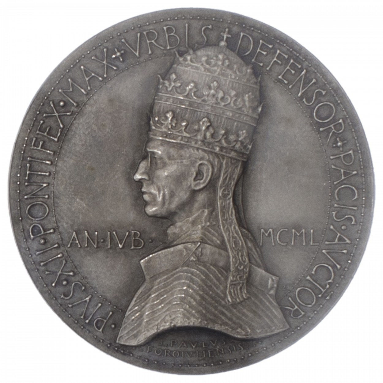 Vatican - Pie XII - Médaille en argent - 1950 avers Vatican - Pie XII - Médaille en argent - 1950 avers
