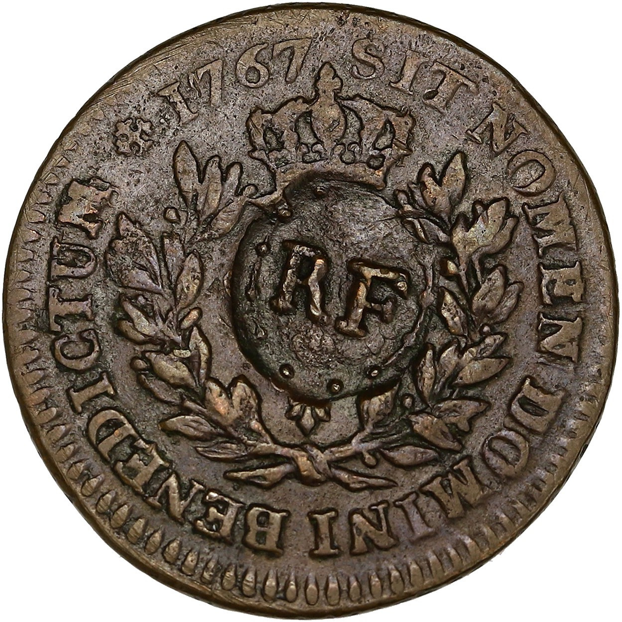 Guadeloupe - Sol des colonies françaises - 1767 avers Guadeloupe - Sol des colonies françaises - 1767 avers