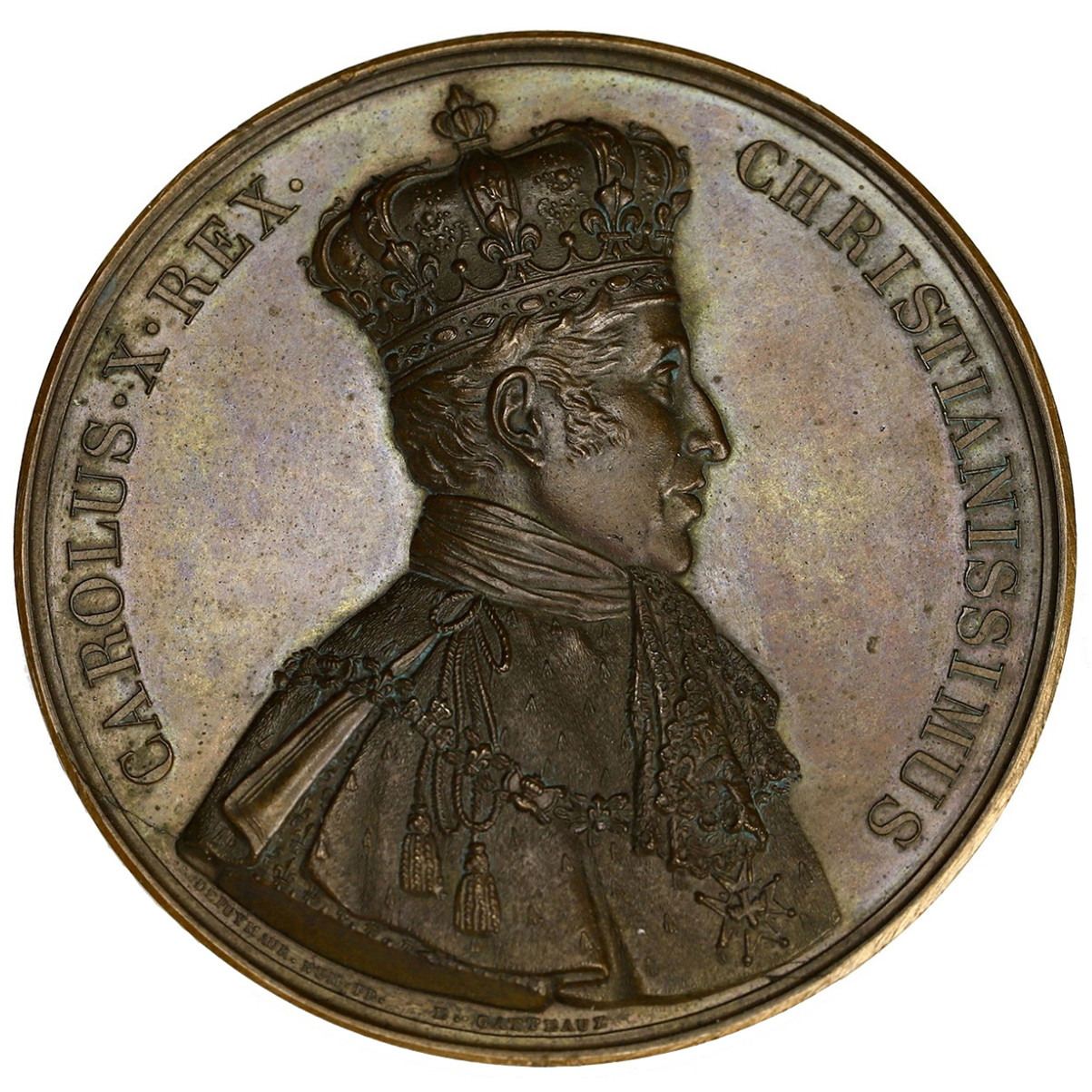 Charles X - Médaille - 1825 avers Charles X - Médaille - 1825 avers