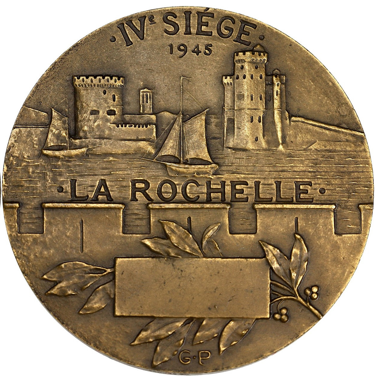 La Rochelle - IVème siège - 1945 revers La Rochelle - IVème siège - 1945 revers