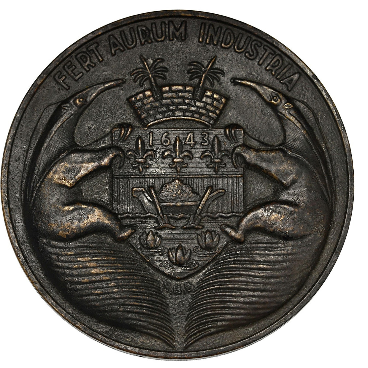 Guyane - Banque - Bronze - 1955 revers Guyane - Banque - Bronze - 1955 revers