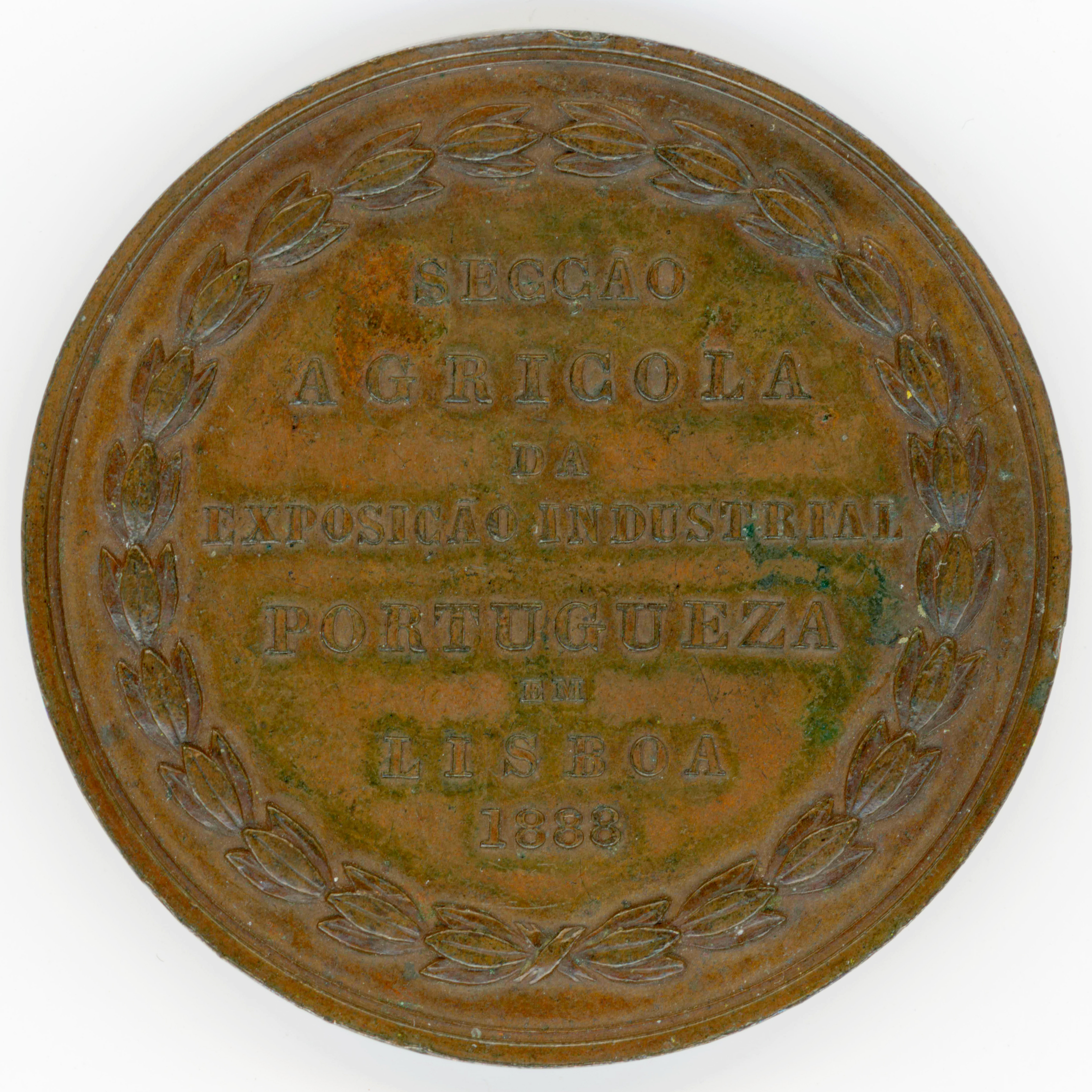 Portugal - Exposition Industrielle - 1888 revers