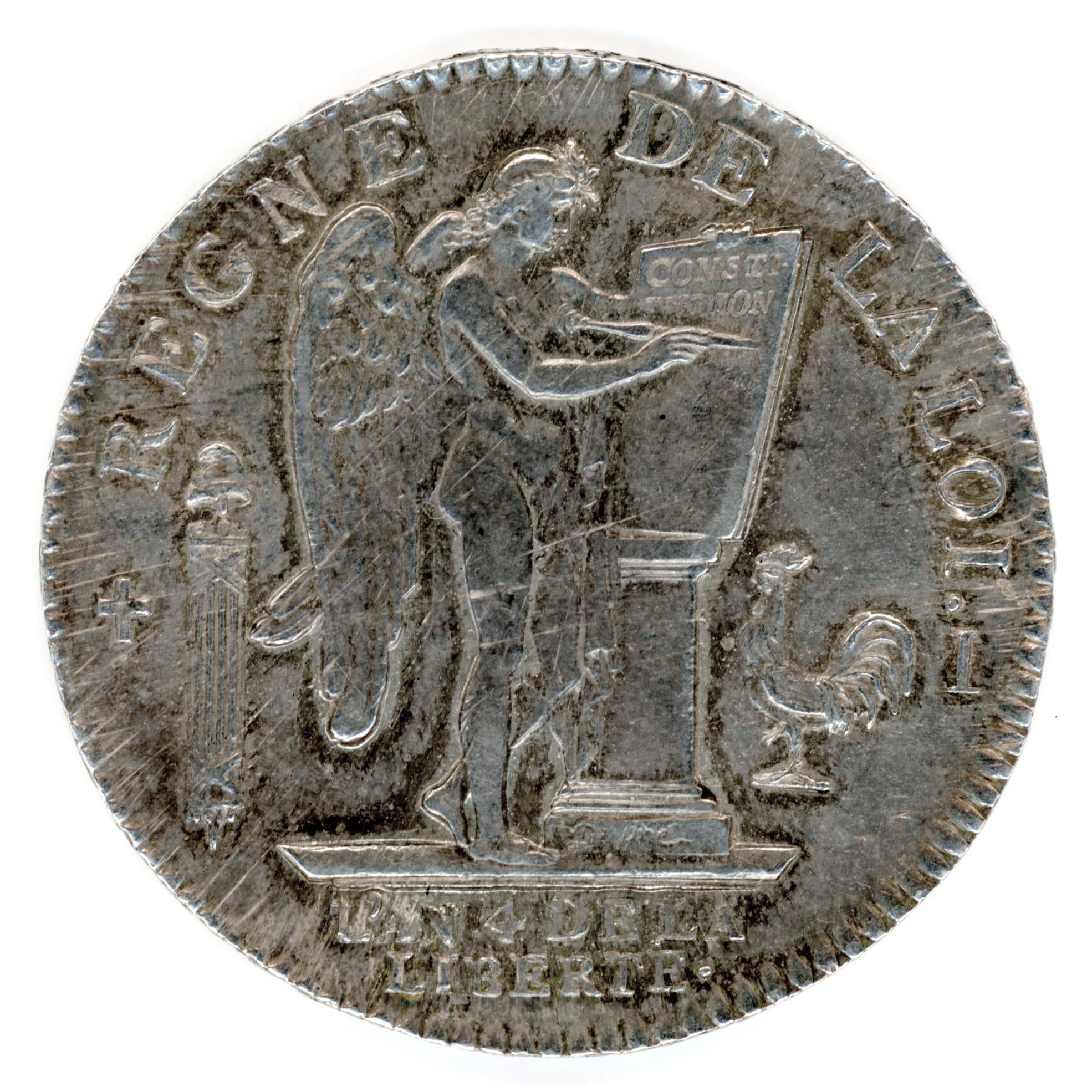 Louis XVI - Écu constitutionnel - 1792 Limoges revers Louis XVI - Écu constitutionnel - 1792 Limoges revers