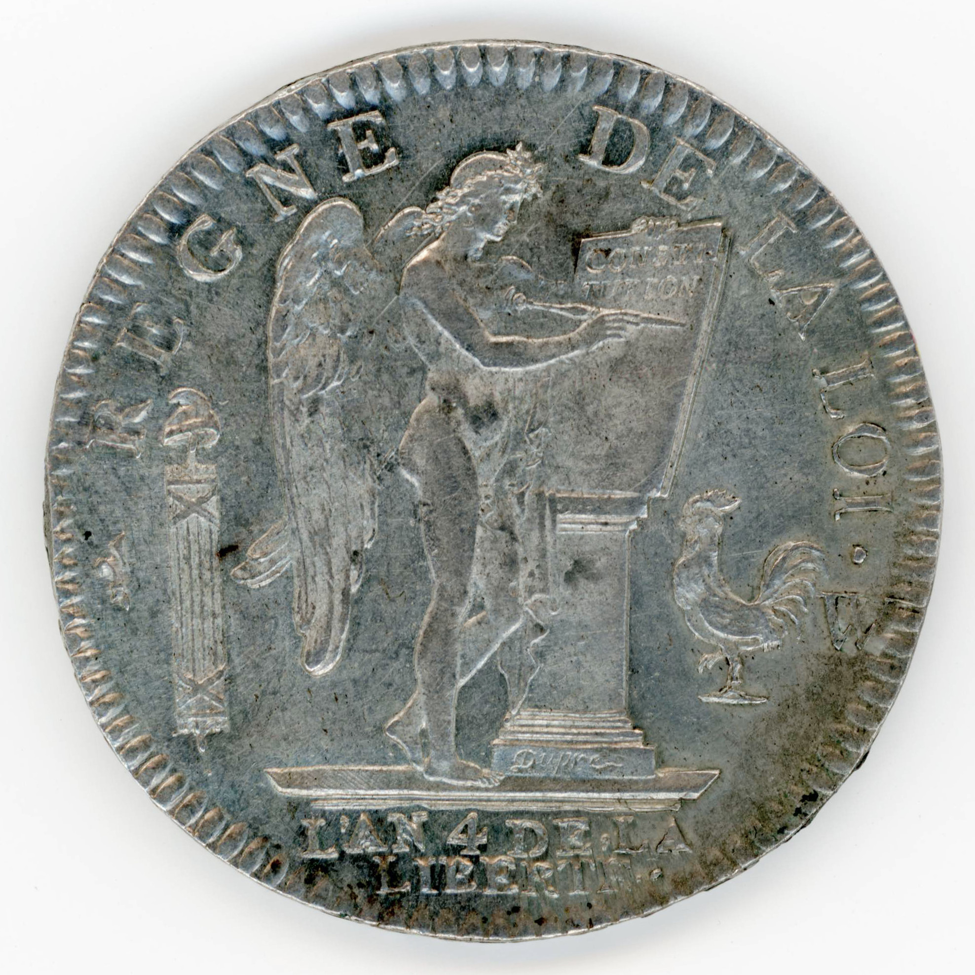 Louis XVI - Écu constitutionnel - 1792 - Lille revers