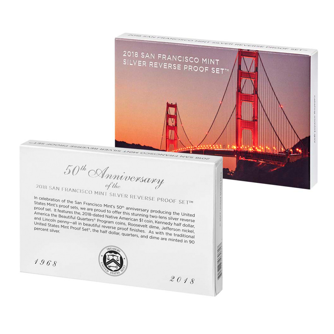 USA - San Francisco Mint - 2018 - Proof Set revers