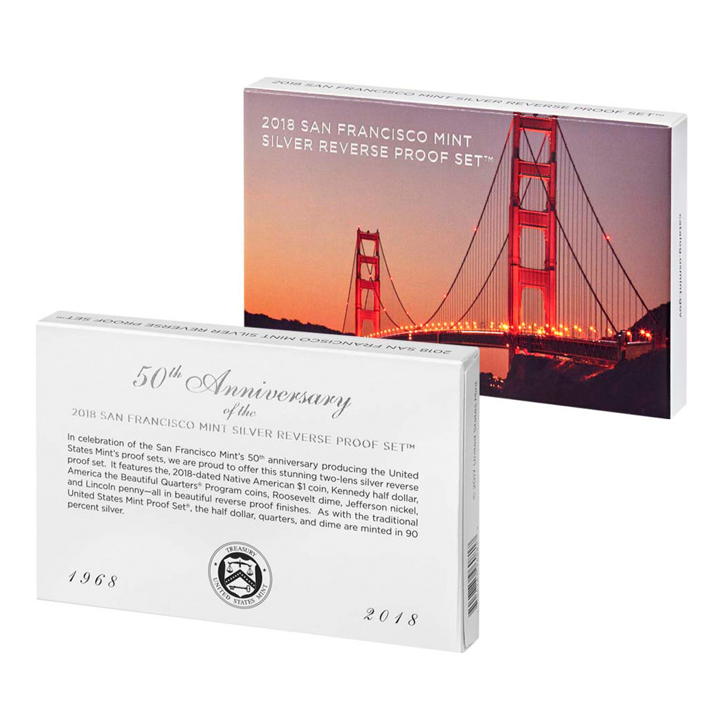 USA - San Francisco Mint - 2018 - Proof Set revers