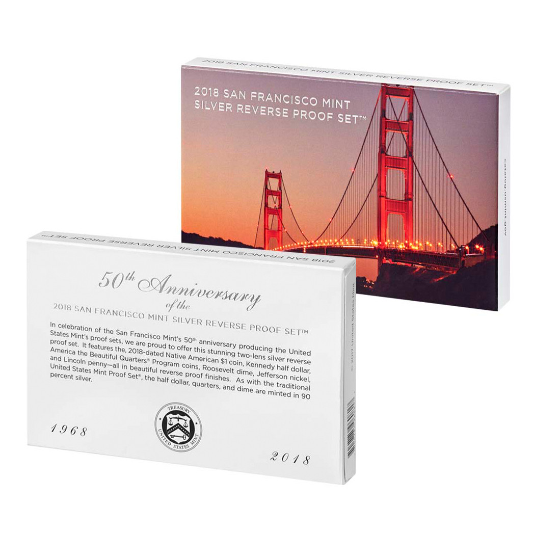 USA - San Francisco Mint - 2018 - Proof Set revers USA - San Francisco Mint - 2018 - Proof Set revers