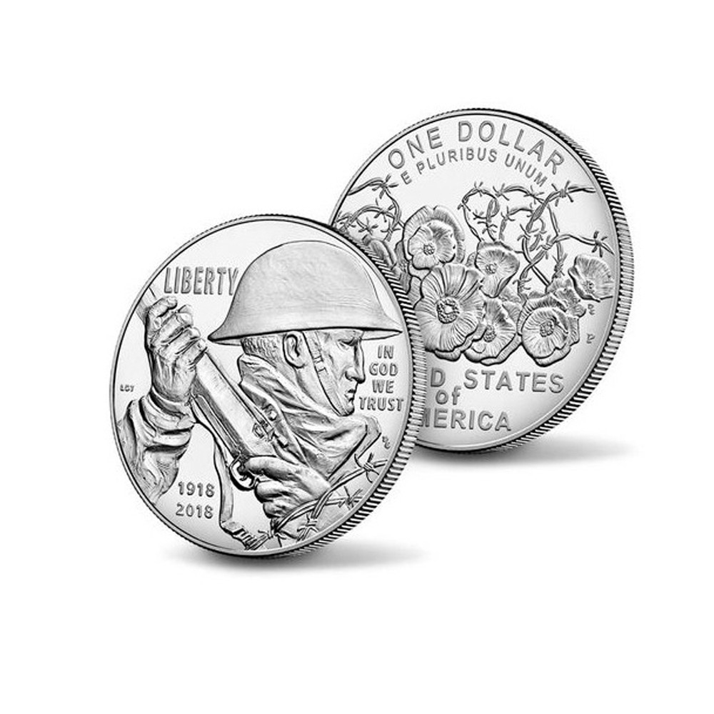 USA - 1 Dollar Commémoratif - 2018 - Argent avers