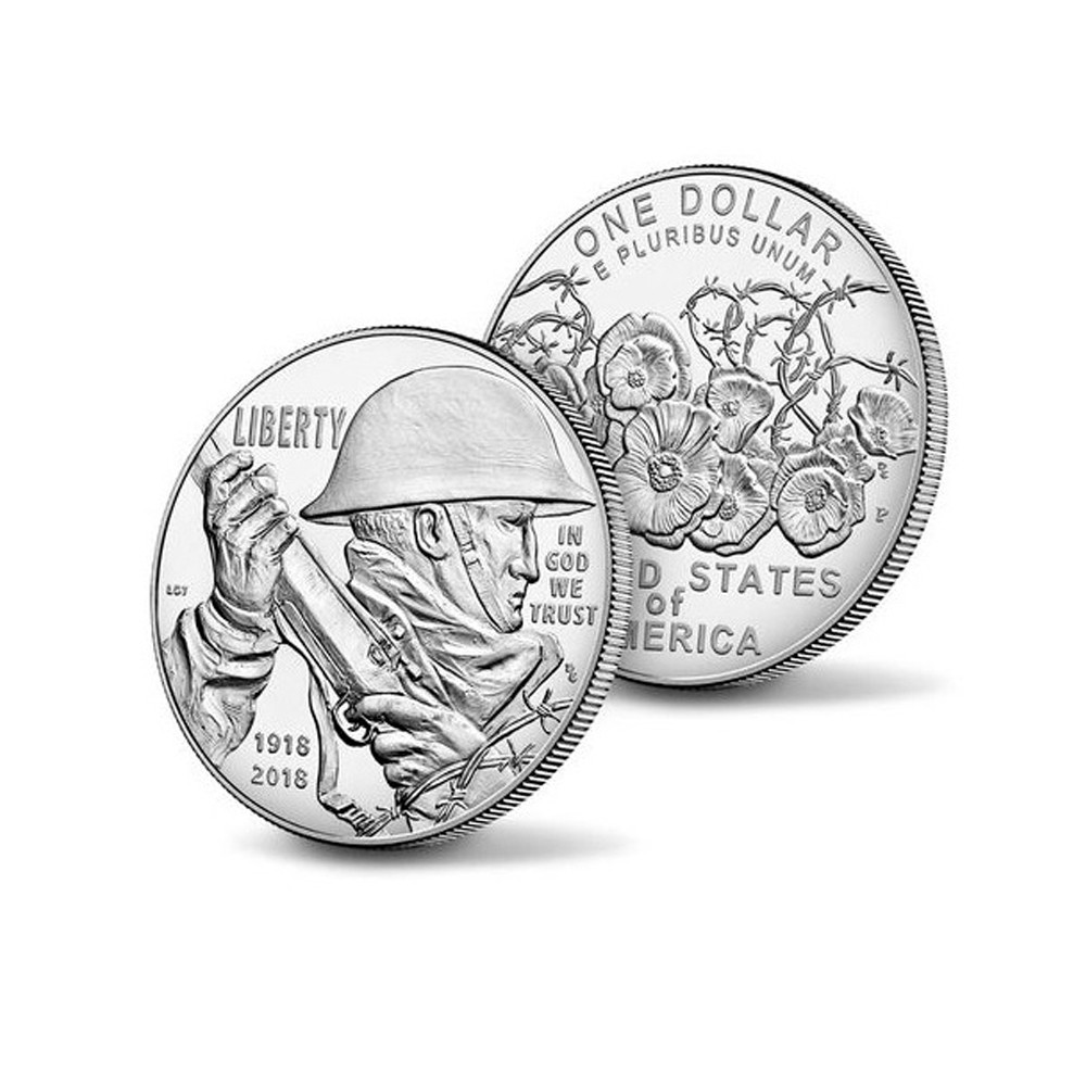 USA - 1 Dollar Commémoratif - 2018 - Argent avers