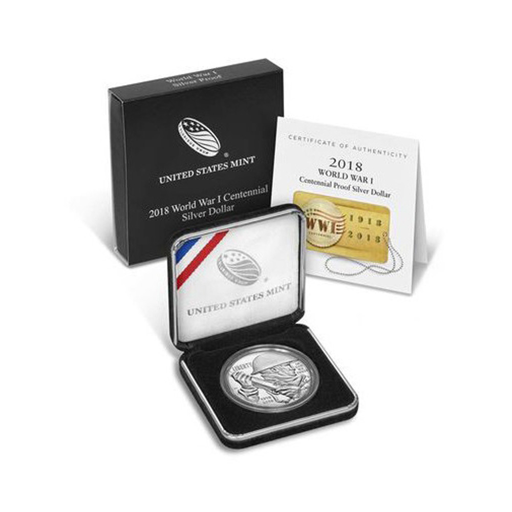 USA - 1 Dollar Commémoratif - 2018 - Argent revers USA - 1 Dollar Commémoratif - 2018 - Argent revers